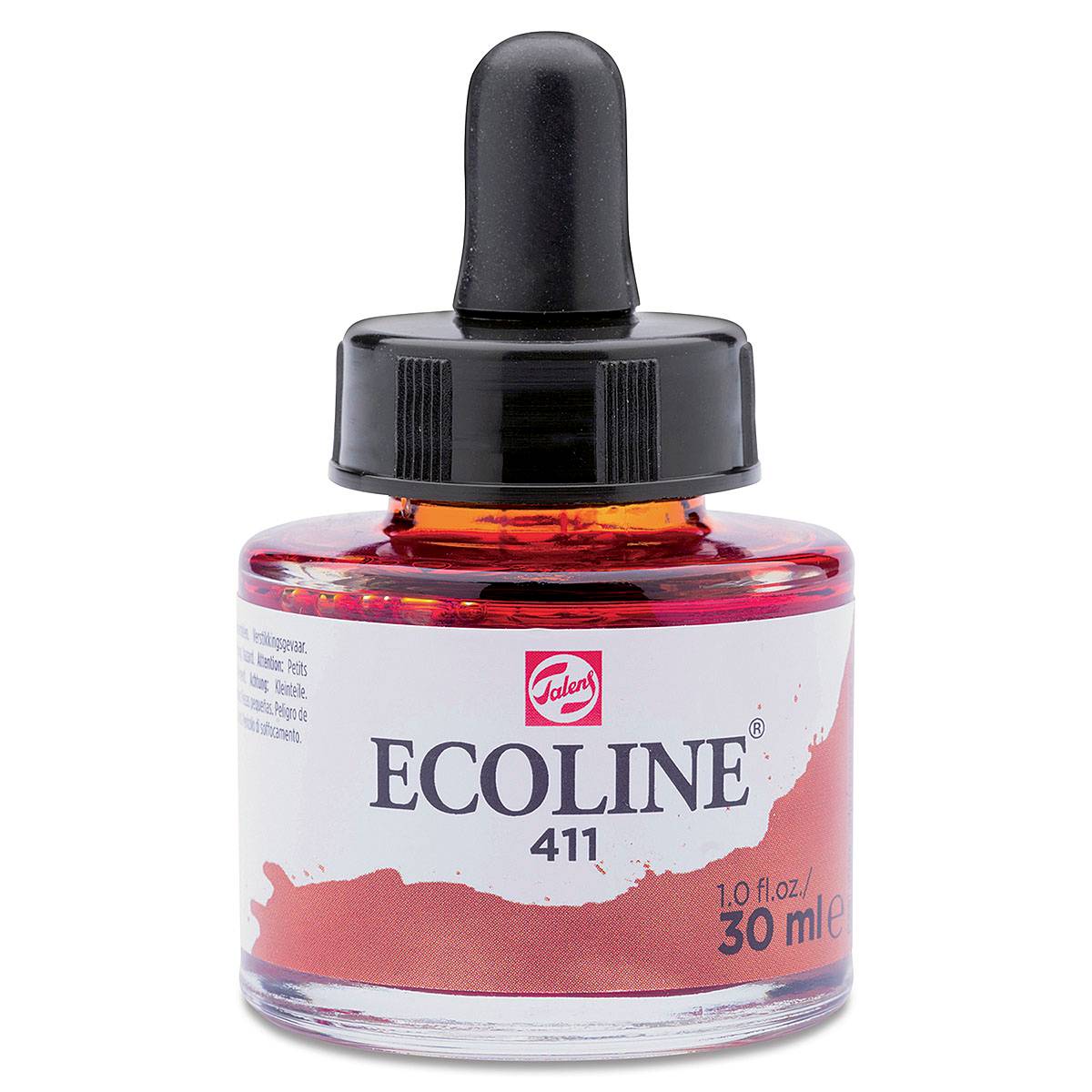Ecoline Liquid Watercolor with Dropper - Burnt Sienna, 30 ml jar