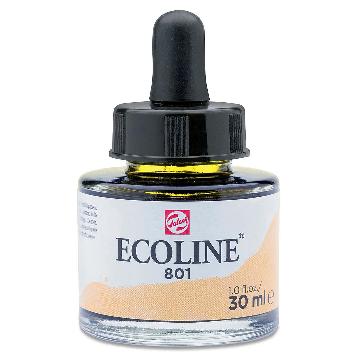 Ecoline Liquid Watercolor with Dropper - Gold, 30 ml jar