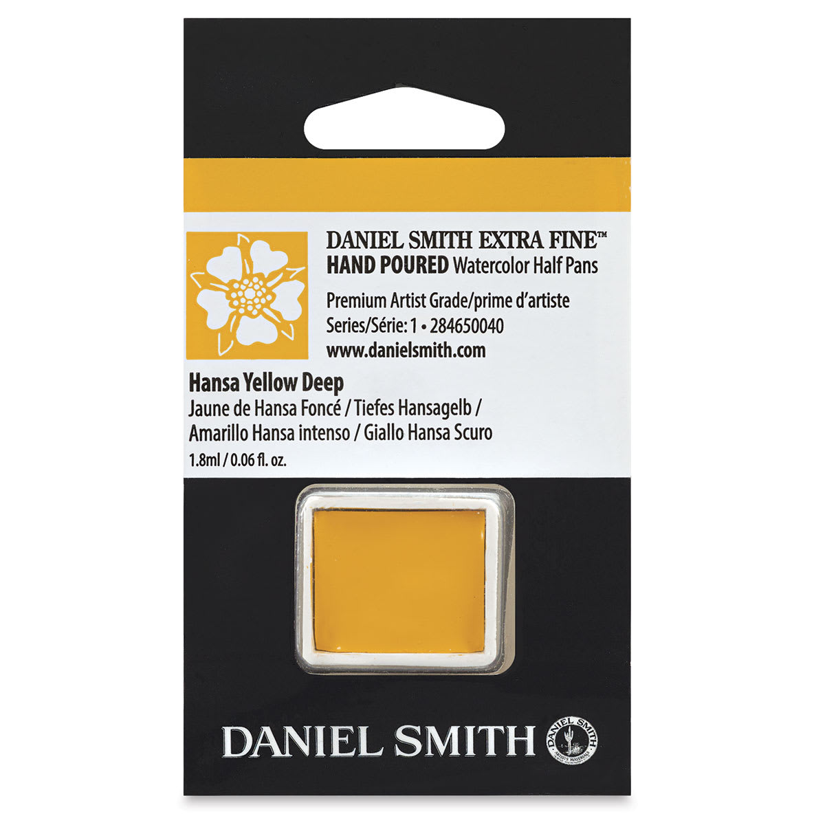 Daniel Smith Extra Fine Watercolor Half Pan - Hansa Yellow Deep