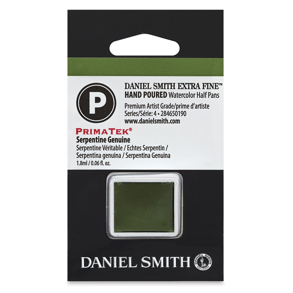 Daniel Smith Extra Fine Watercolor Half Pan - Serpentine Genuine