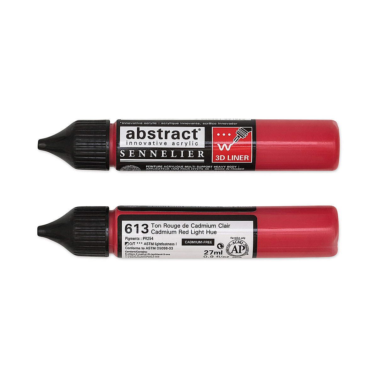 Sennelier Abstract 3D Liner - Cadmium Red Light Hue, 27 ml