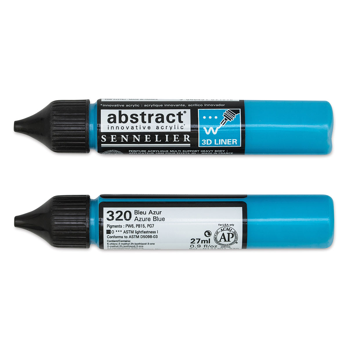 Sennelier Abstract 3D Liner - Azure Blue, 27 ml