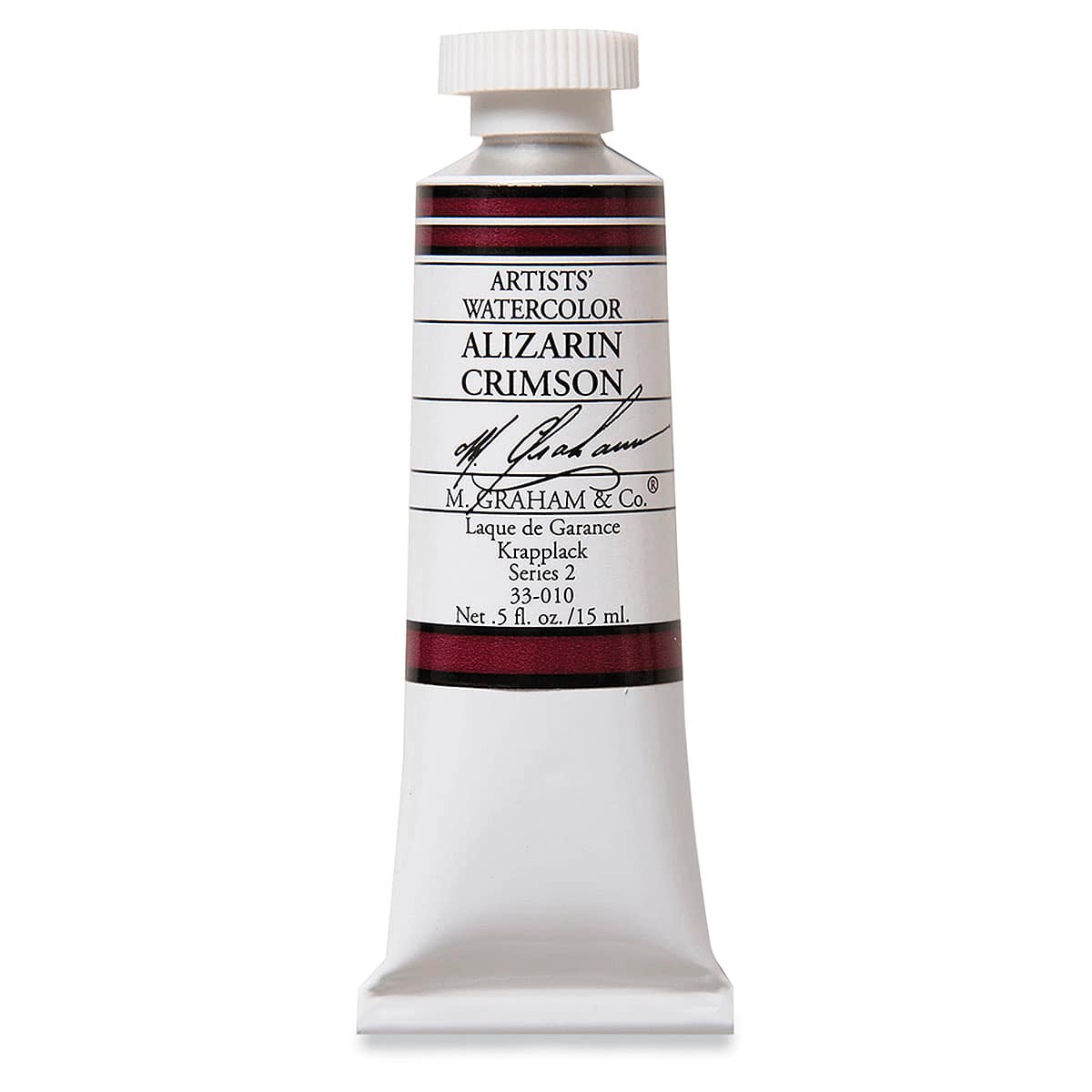 M. Graham Artists' Watercolor - Alizarin Crimson, 15 ml Tube