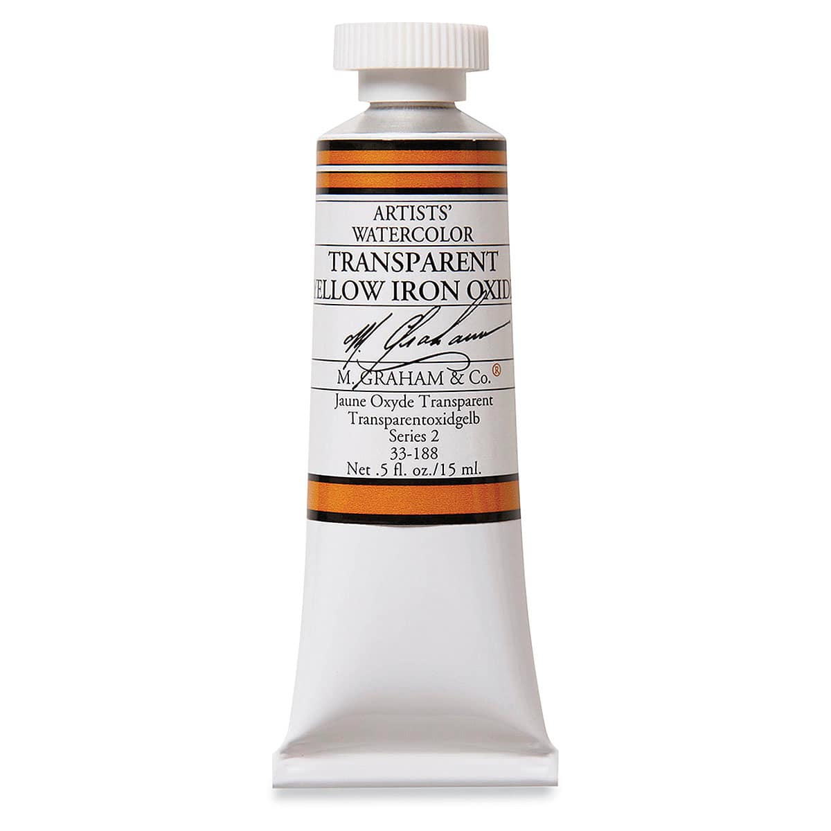 M. Graham Artists' Watercolor - Transparent Yellow Oxide, 15 ml Tube