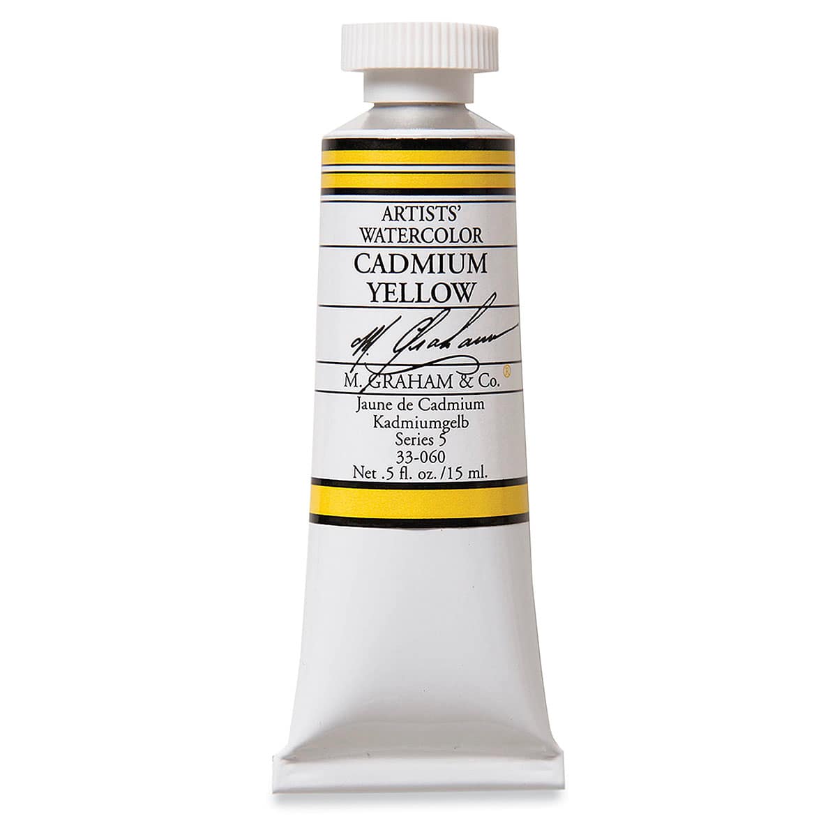 M. Graham Artists' Watercolor - Cadmium Yellow, 15 ml Tube