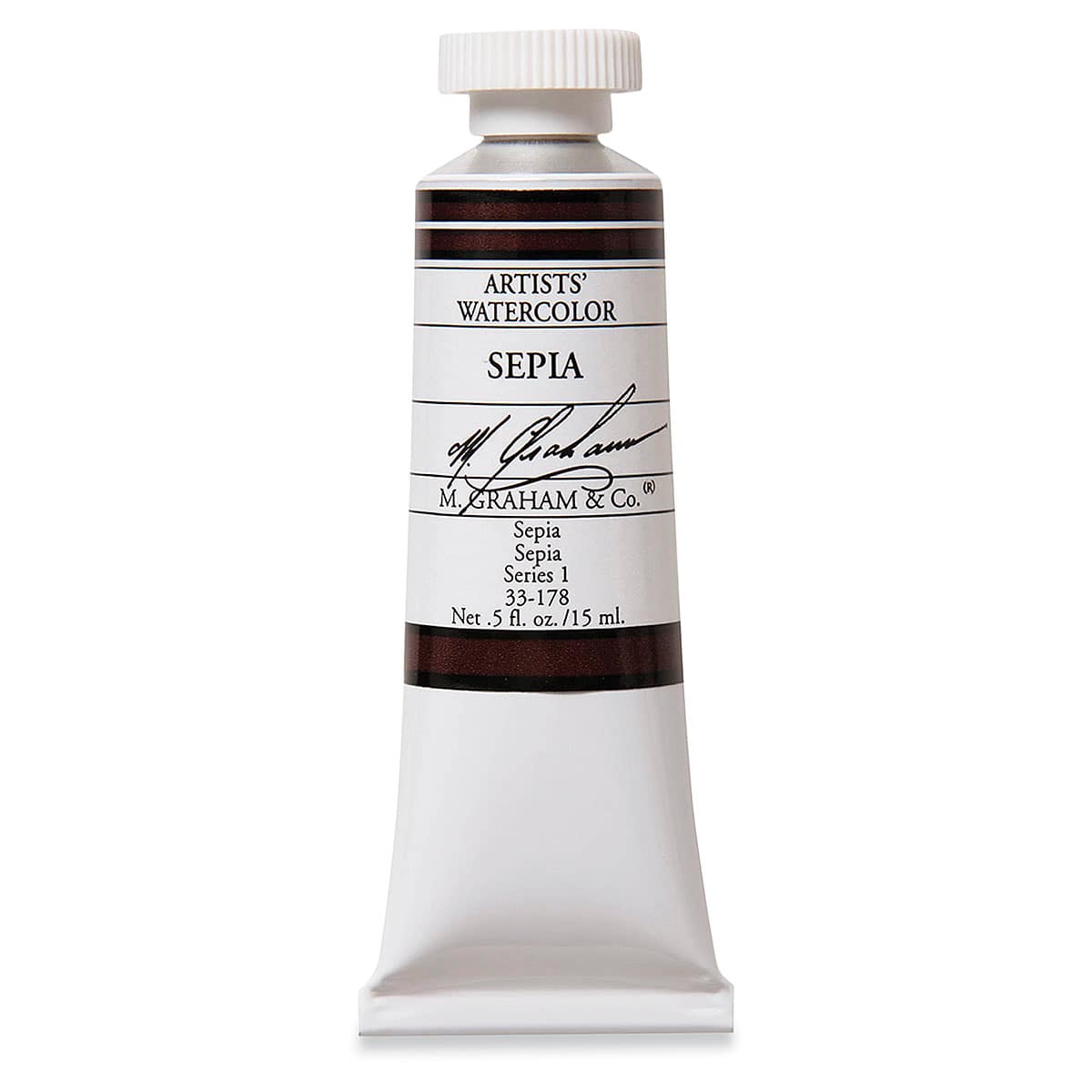 M. Graham Artists' Watercolor - Sepia, 15 ml tube