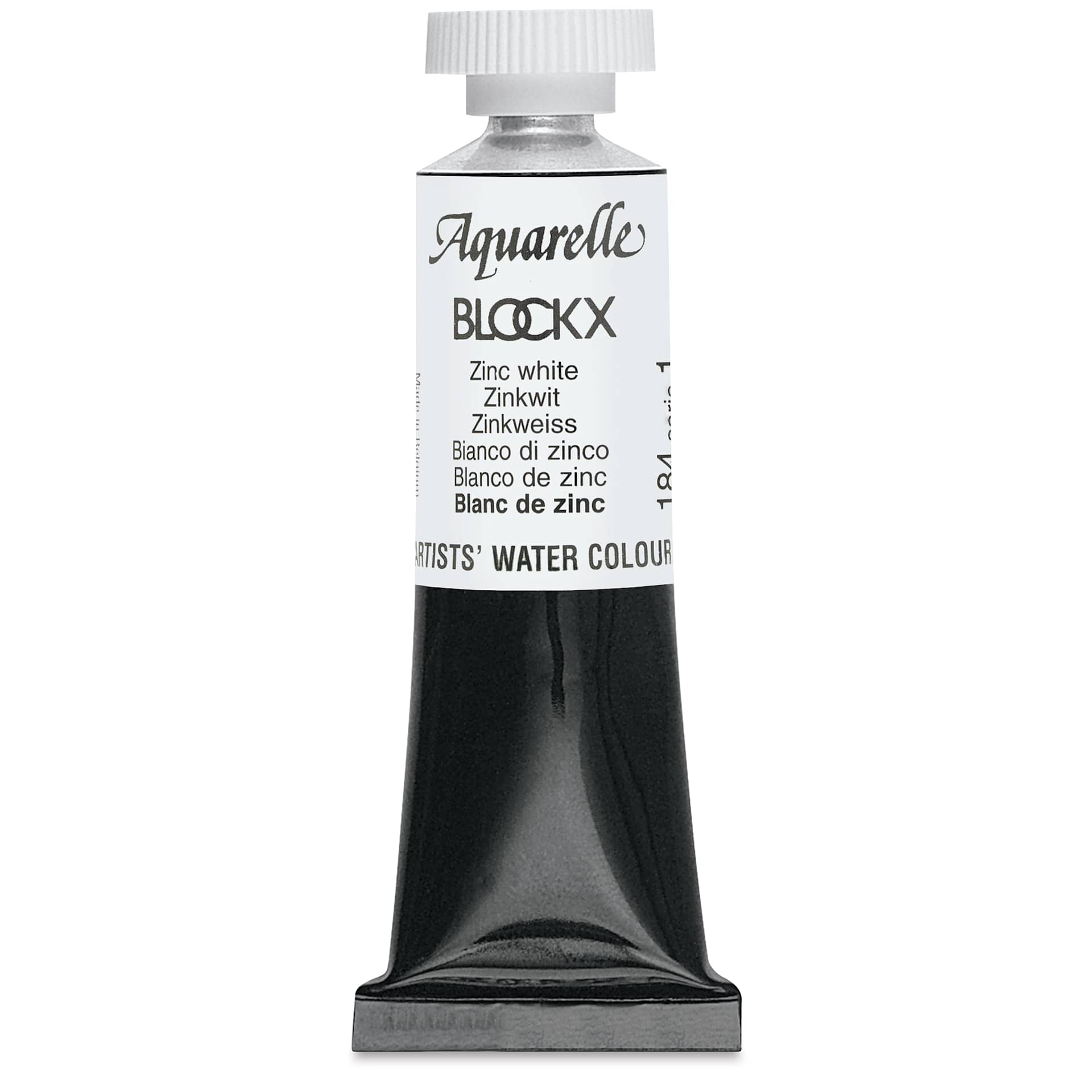 Blockx Artists' Watercolor - Zinc White, 15 ml tube