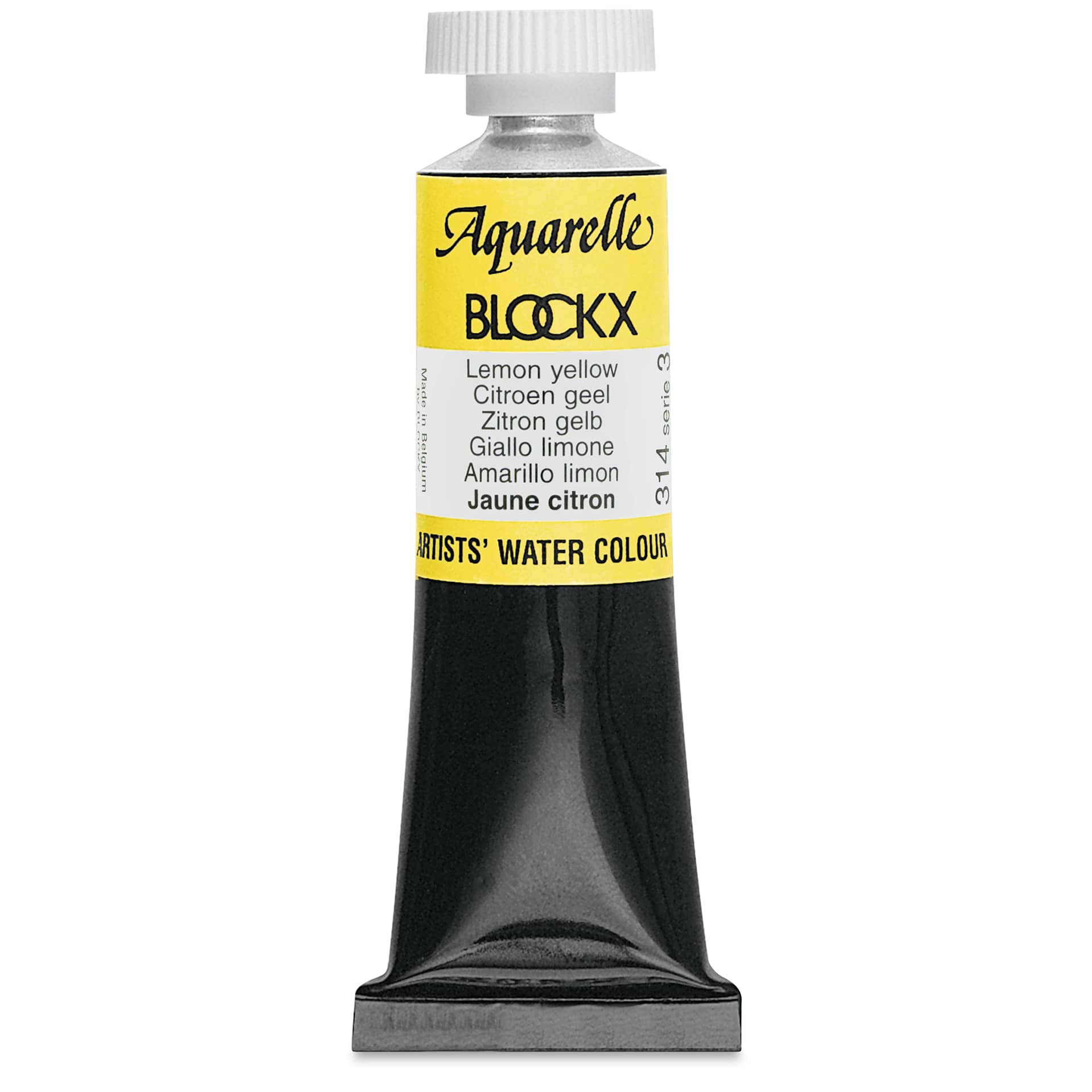 Blockx Artists' Watercolor - Lemon Yellow, 15 ml Tube