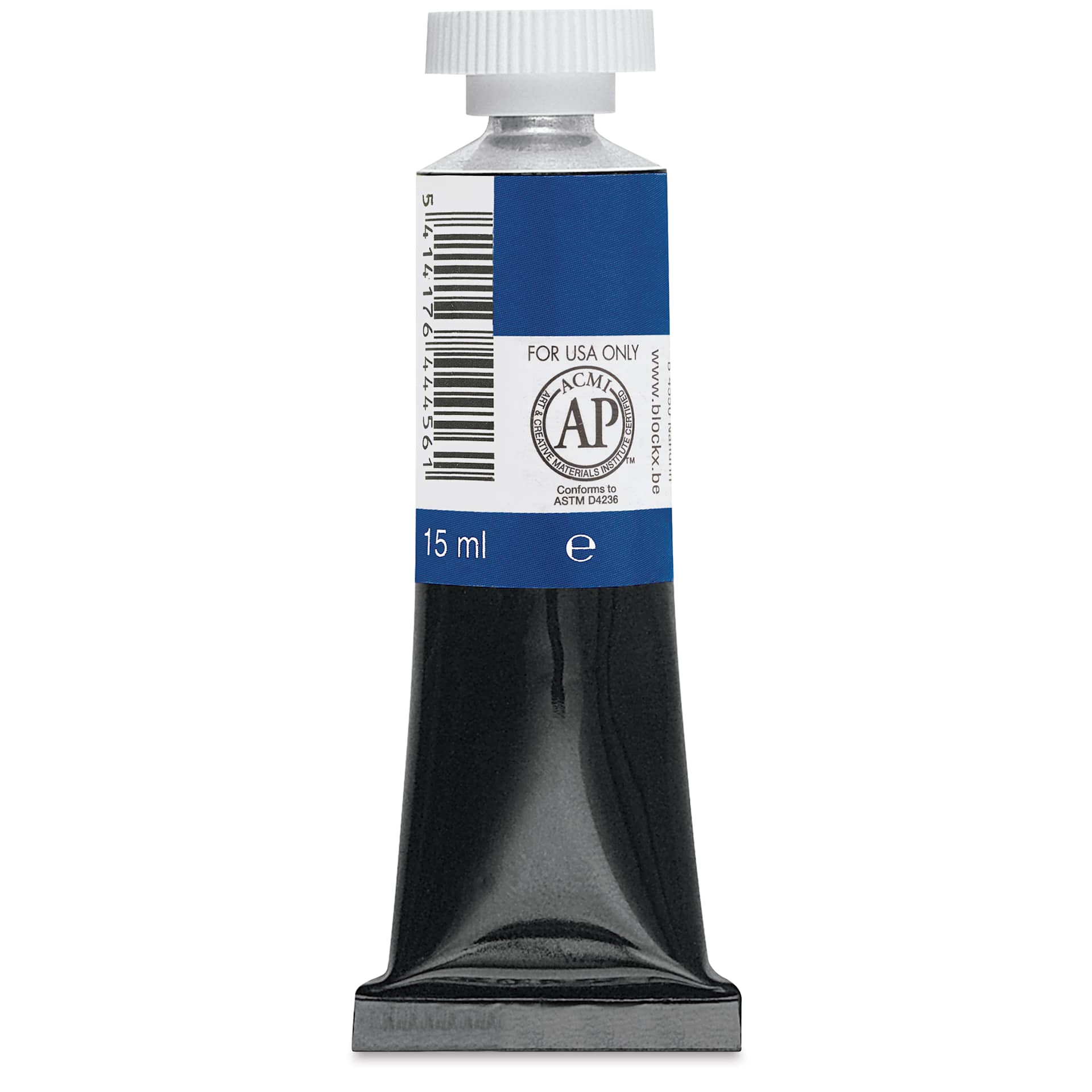 Blockx Artists' Watercolor - Turquoise Blue, 15 ml Tube back