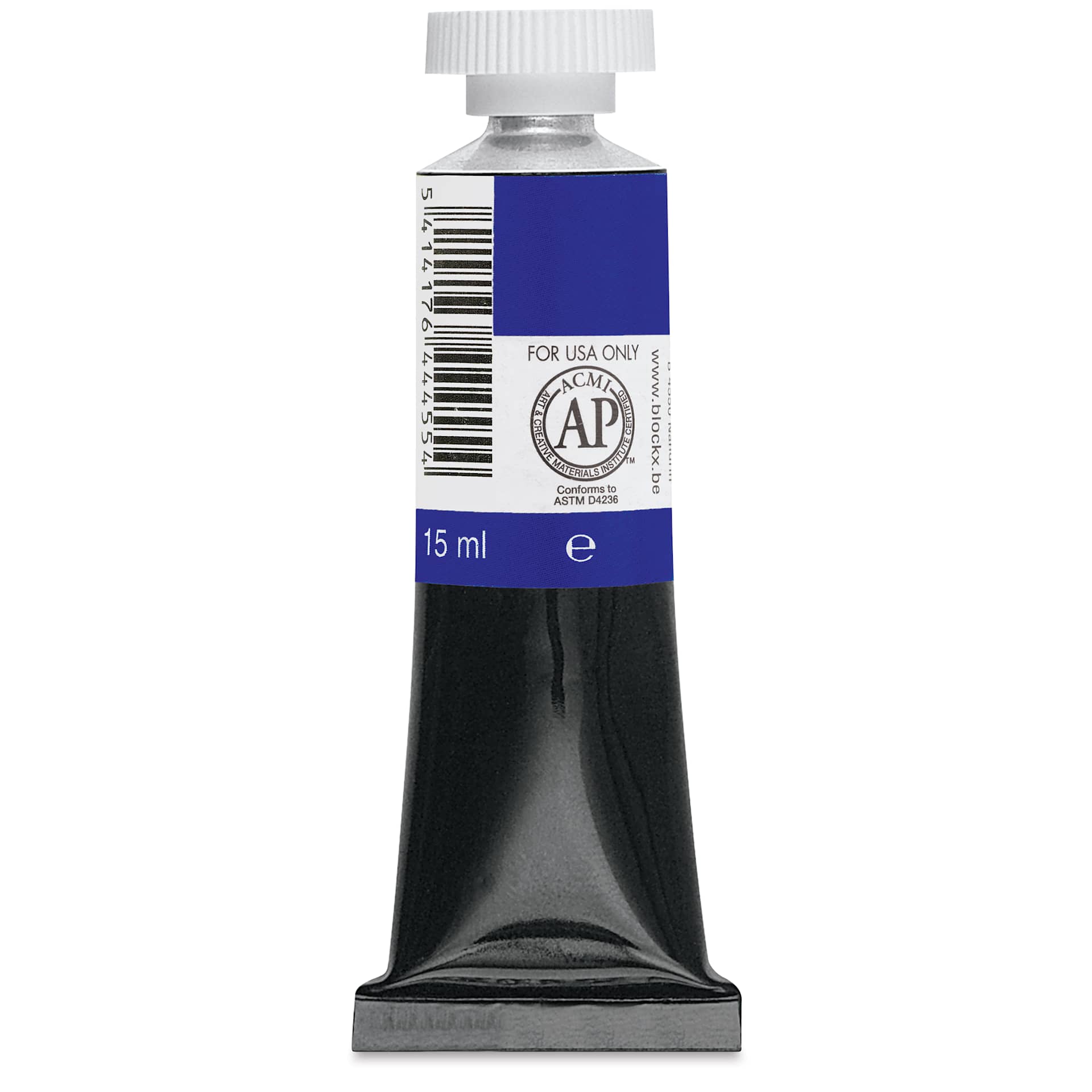 Blockx Artists' Watercolor - Cobalt Blue Dark, 15 ml Tube back