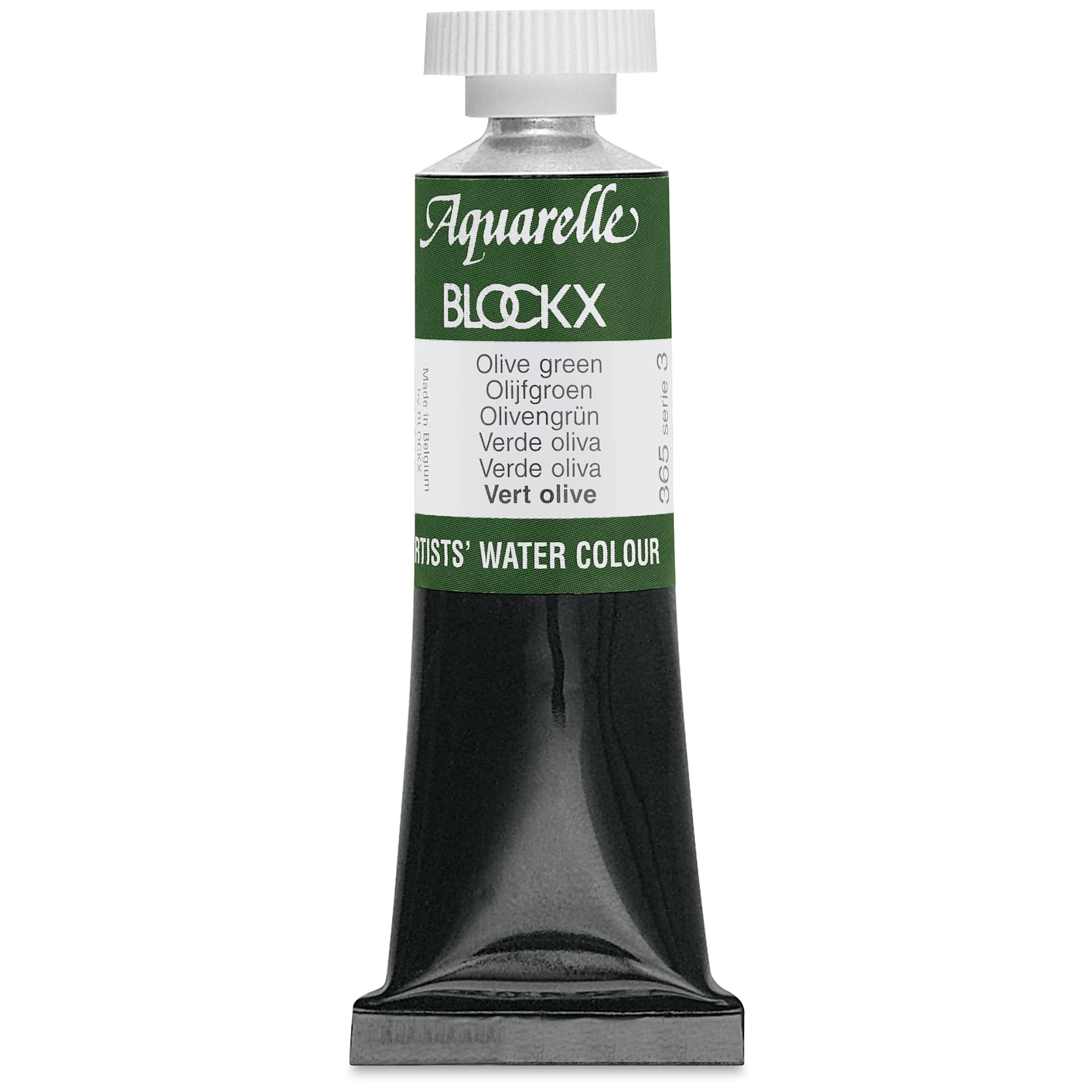 Blockx Artists' Watercolor - Olive Green, 15 ml Tube