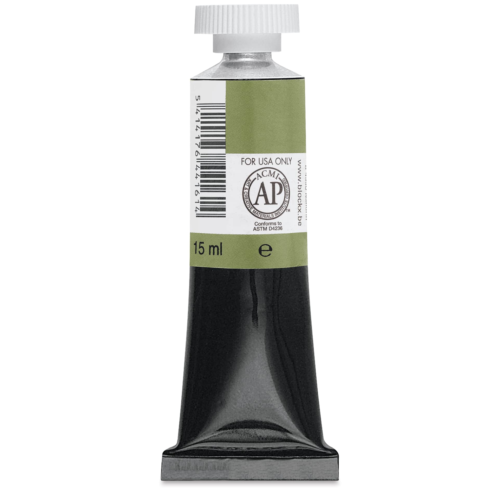 Blockx Artists' Watercolor - Green Earth, 15 ml tube back