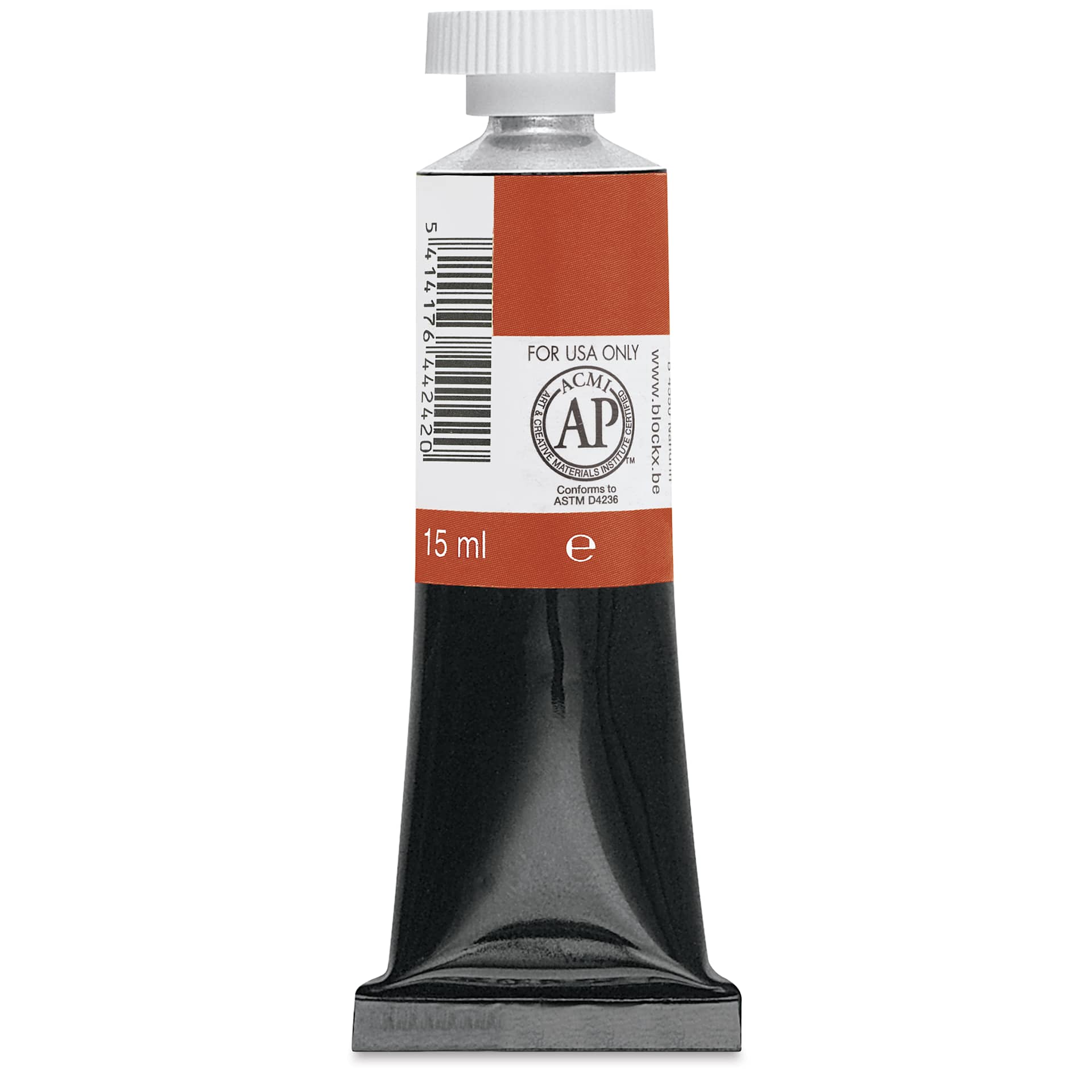 Blockx Artists' Watercolor - Transparent Mars Brown, 15 ml Tube back