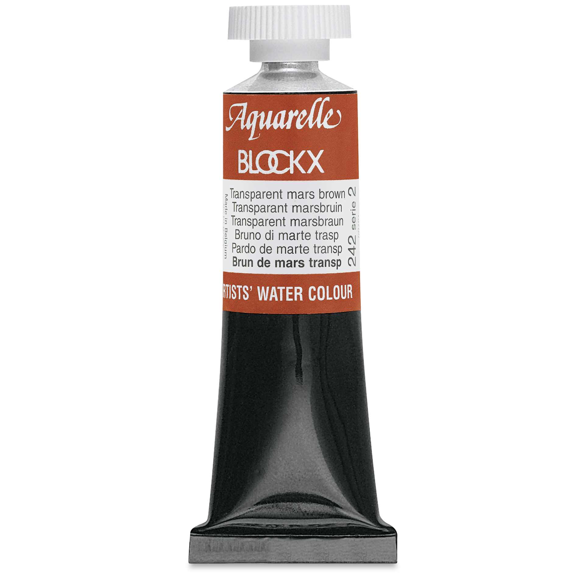 Blockx Artists' Watercolor - Transparent Mars Brown, 15 ml Tube