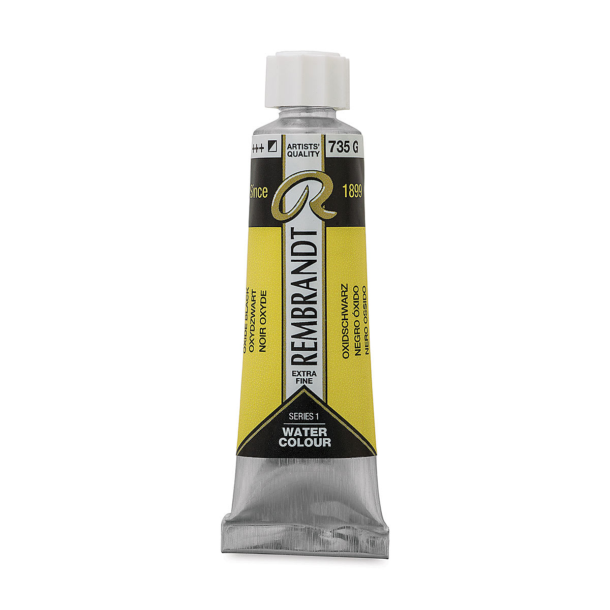Rembrandt Artist Watercolors - Oxide Black, 10 ml tube