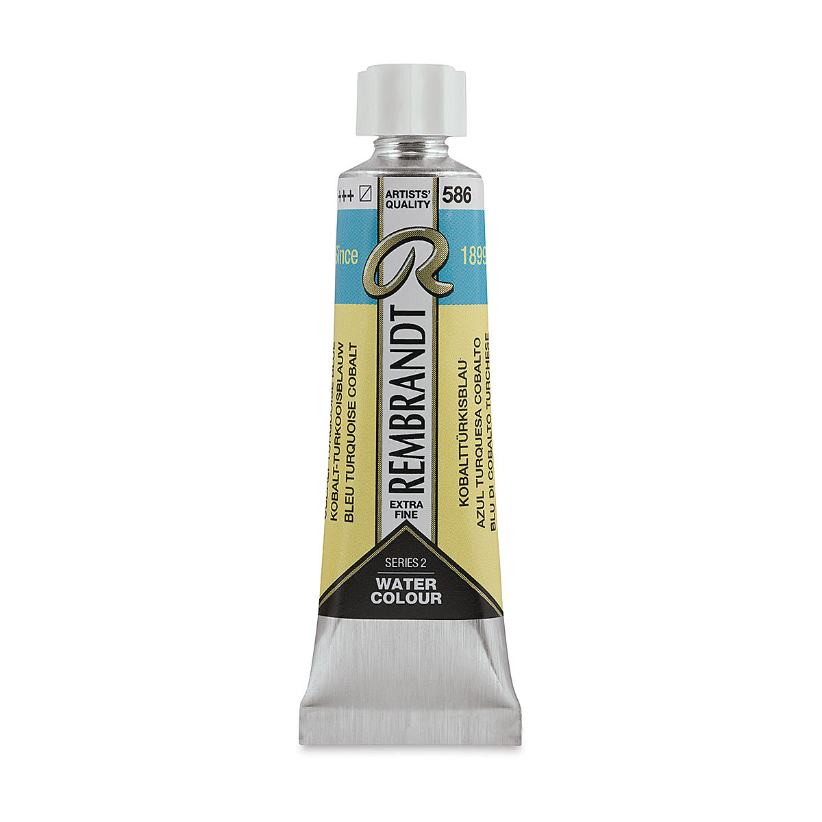 Rembrandt Artist Watercolors - Cobalt Turquoise Blue, 10 ml tube