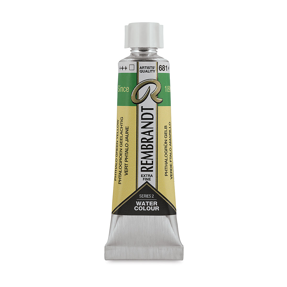 Rembrandt Artist Watercolors - Phthalo Green Yellow, 10 ml tube