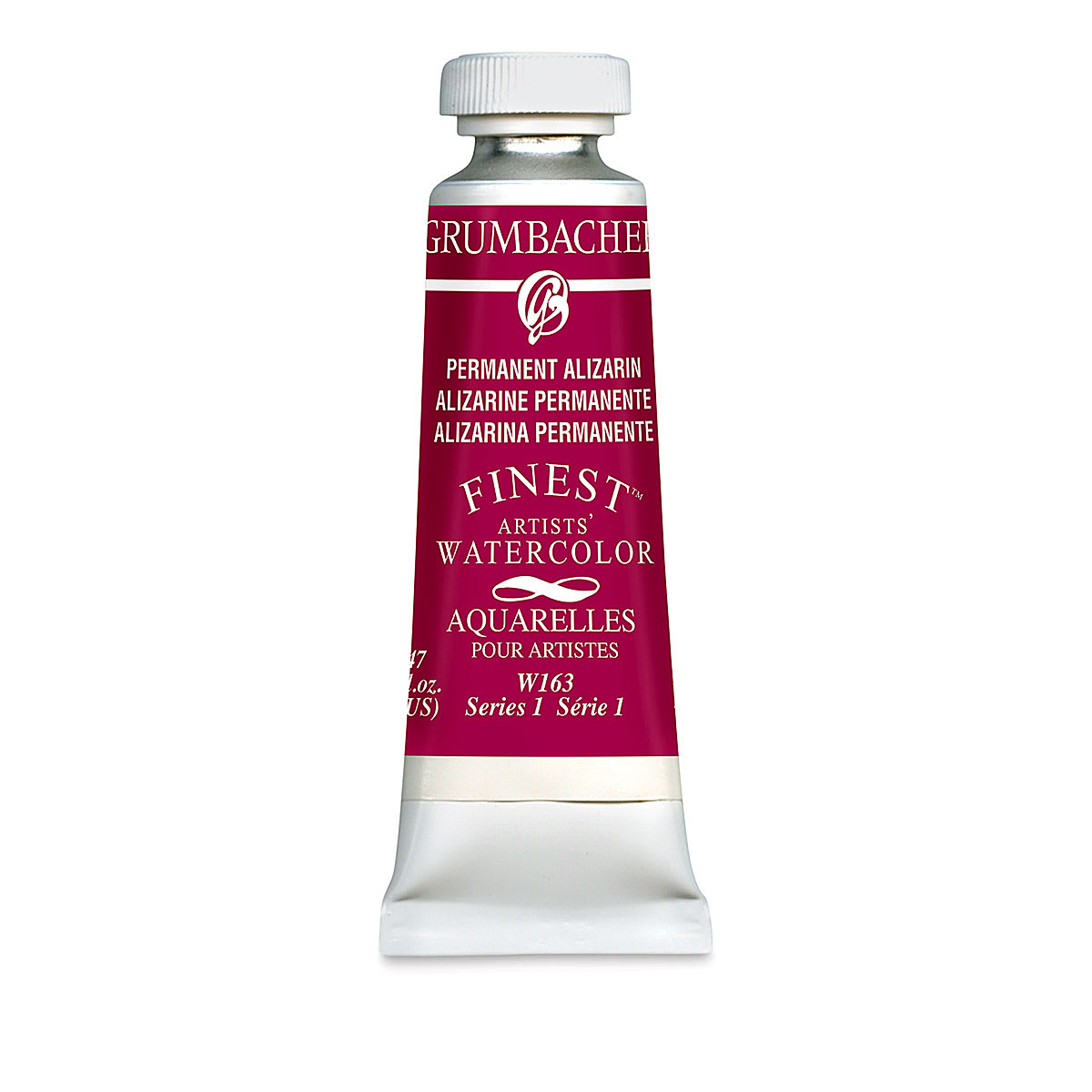 Grumbacher Finest Artists' Watercolor - Permanent Alizarin, 14 ml tube