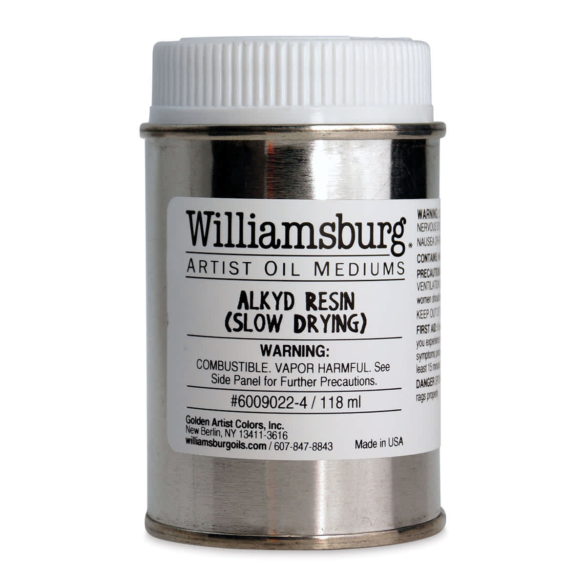 Williamsburg Artist Alkyd Resin - 4 oz Can
