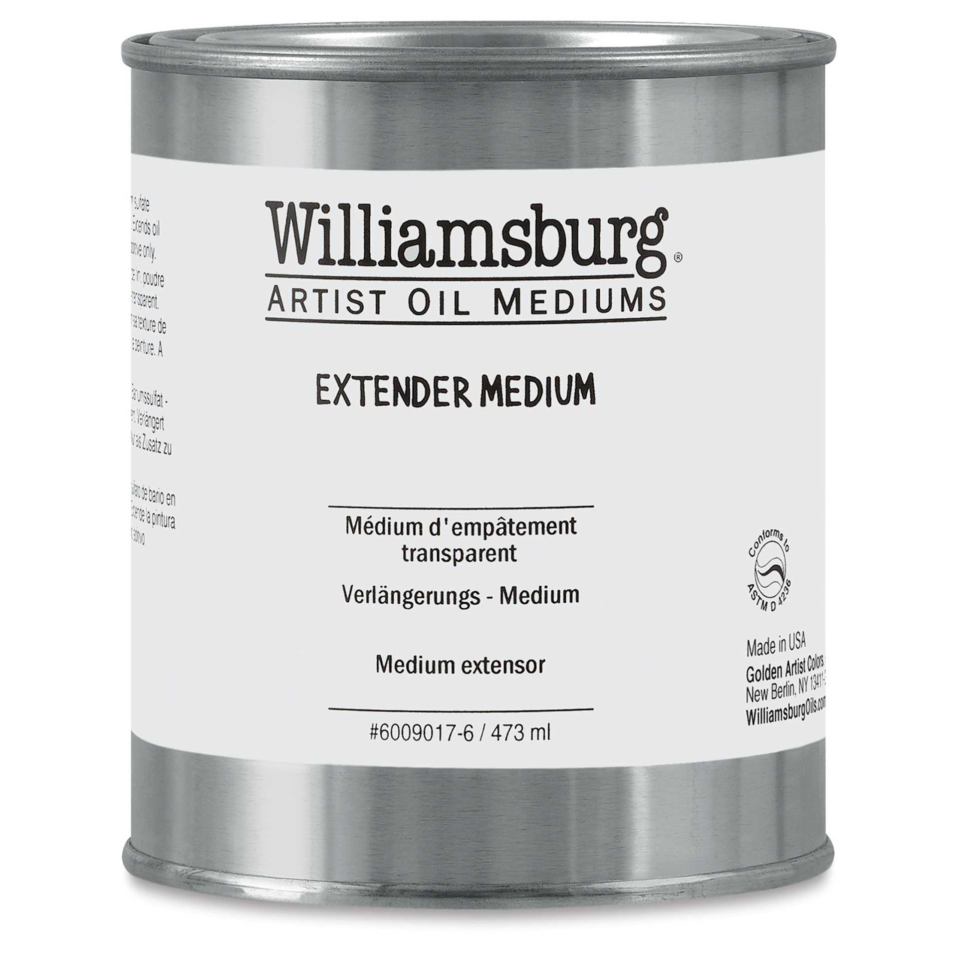 Williamsburg Oil Extender Mediums