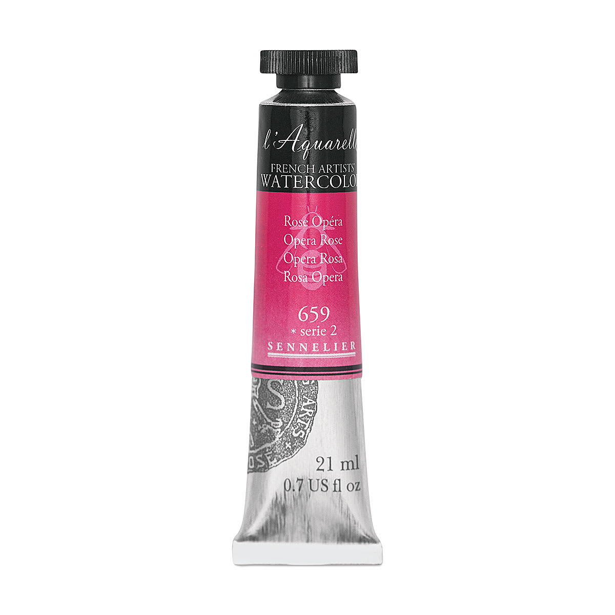 Sennelier French Artists' Watercolor - Opera Rose, 21 ml, Tube