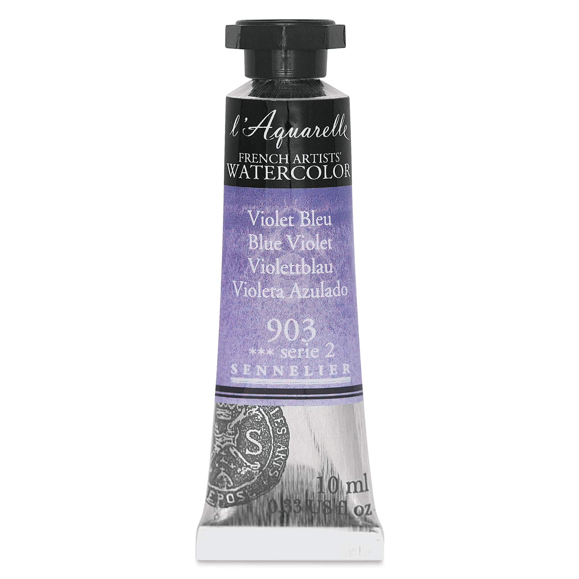 Sennelier French Artists' Watercolor - Blue Violet, 10 ml, Tube