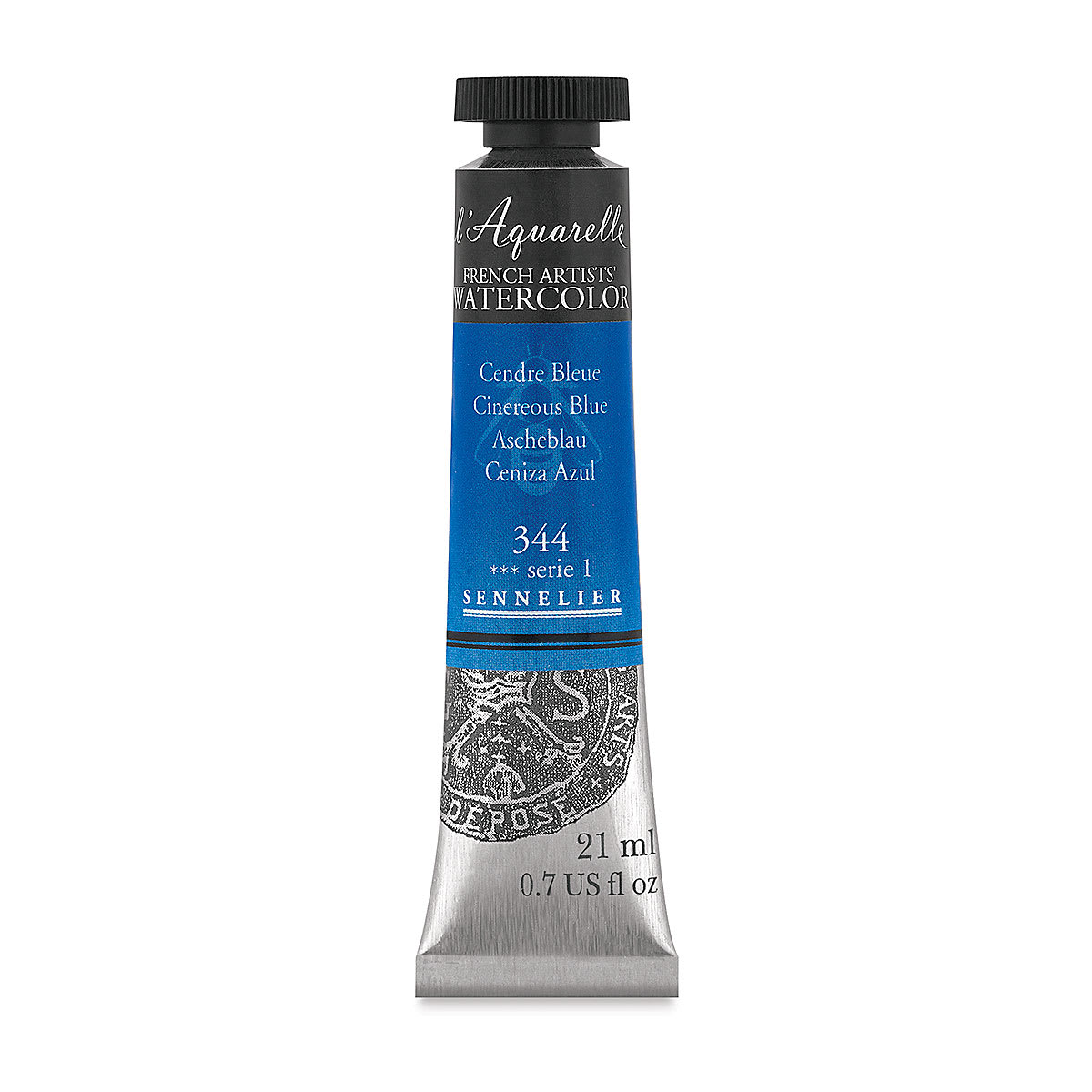 Sennelier French Artists' Watercolor - Cinereous Blue, 21 ml, Tube