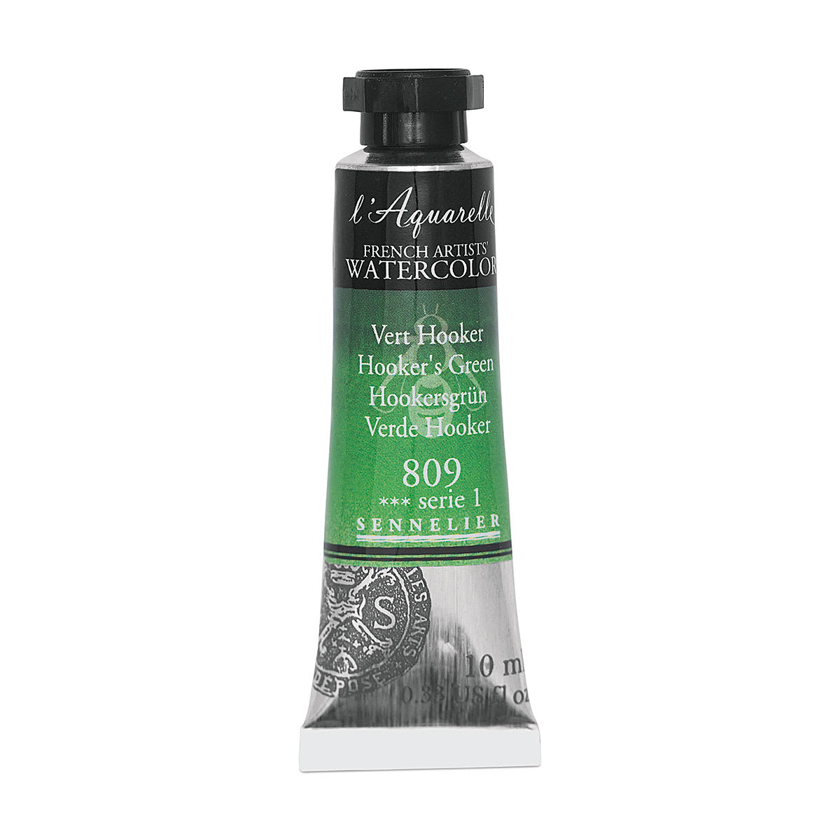 Sennelier French Artists' Watercolor - Hooker's Green, 10 ml, Tube