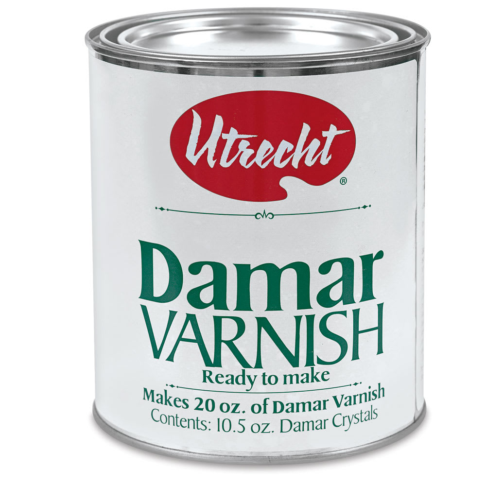 Utrecht Oil Varnish - Ready-to-make Damar Varnish, 10.5 oz can Utrecht Oil Varnish - Ready-to-make Damar Varnish, 10.5 oz can