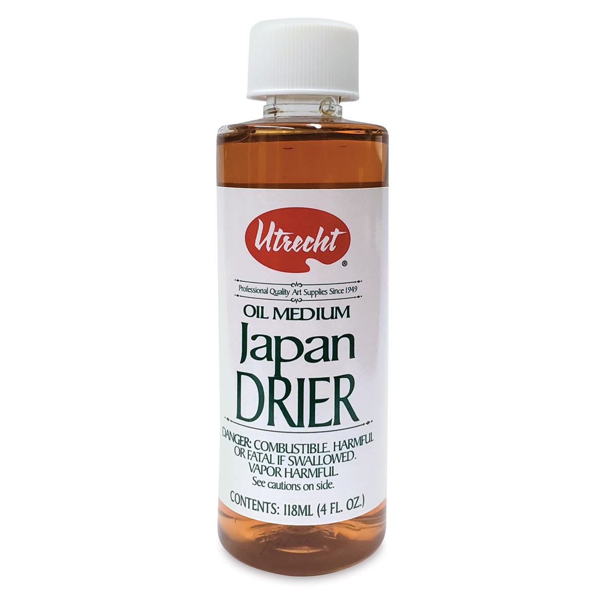 Utrecht Japan Drier - Front of 4 oz bottle Utrecht Japan Drier - Front of 4 oz bottle
