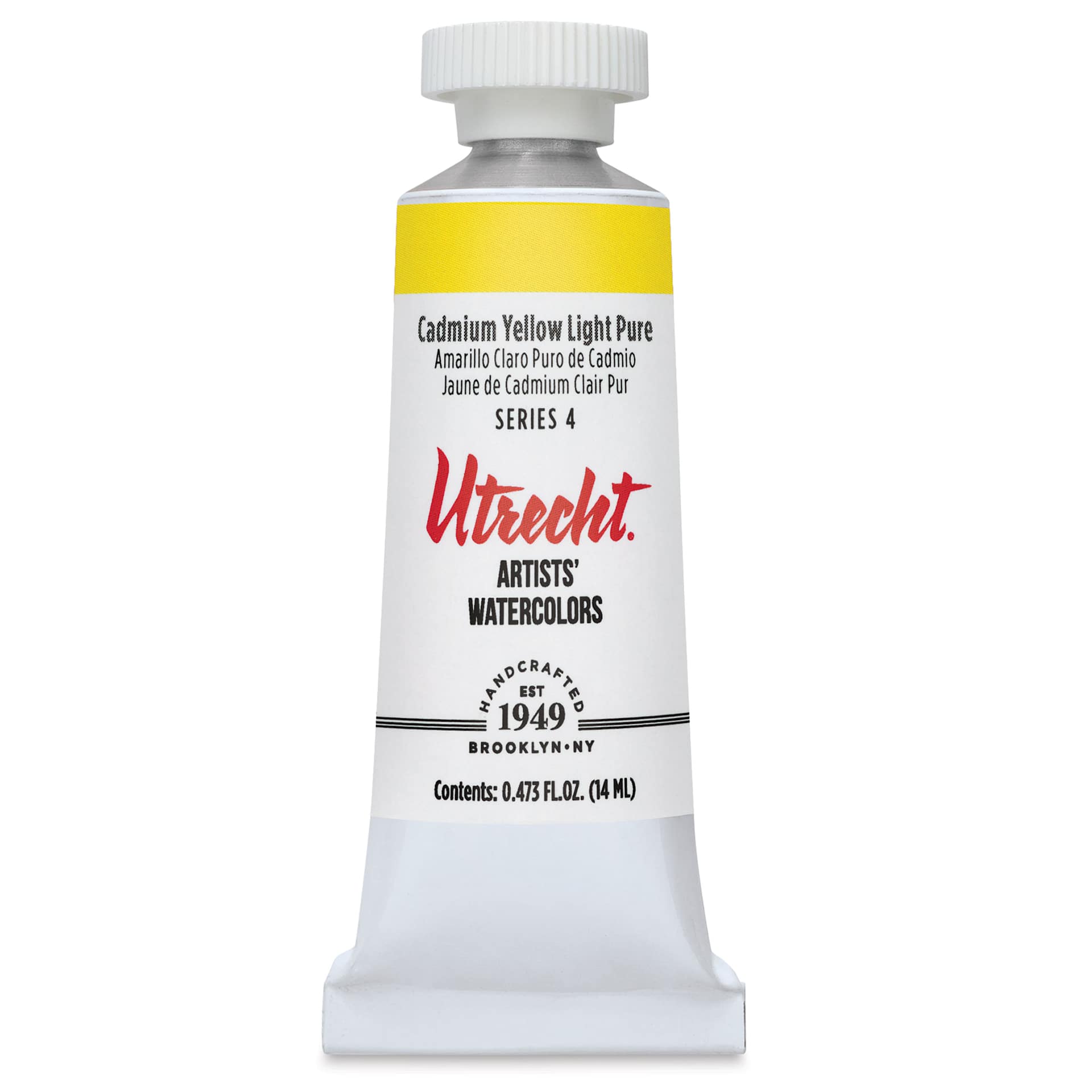 Utrecht Artists' Watercolor Paint - Cadmium Yellow Light, 14 ml, Tube (Front)