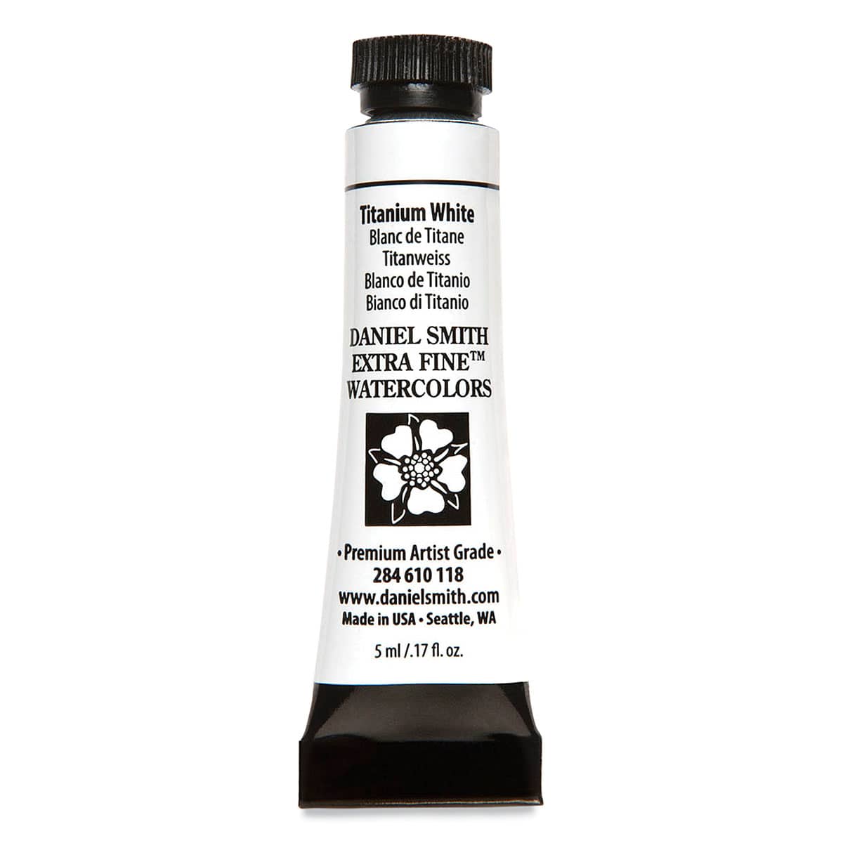 Daniel Smith Extra Fine Watercolor - Titanium White, 5 ml Tube