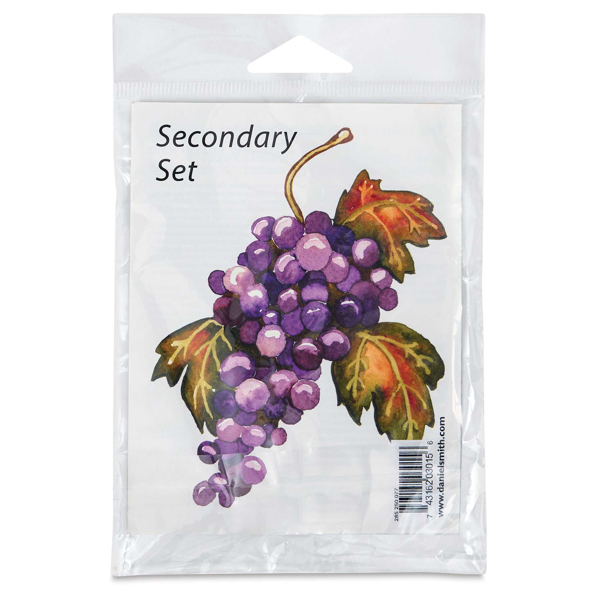 Daniel Smith Extra Fine Watercolor - Secondary, Set of 3, 15 ml Tubes back of package