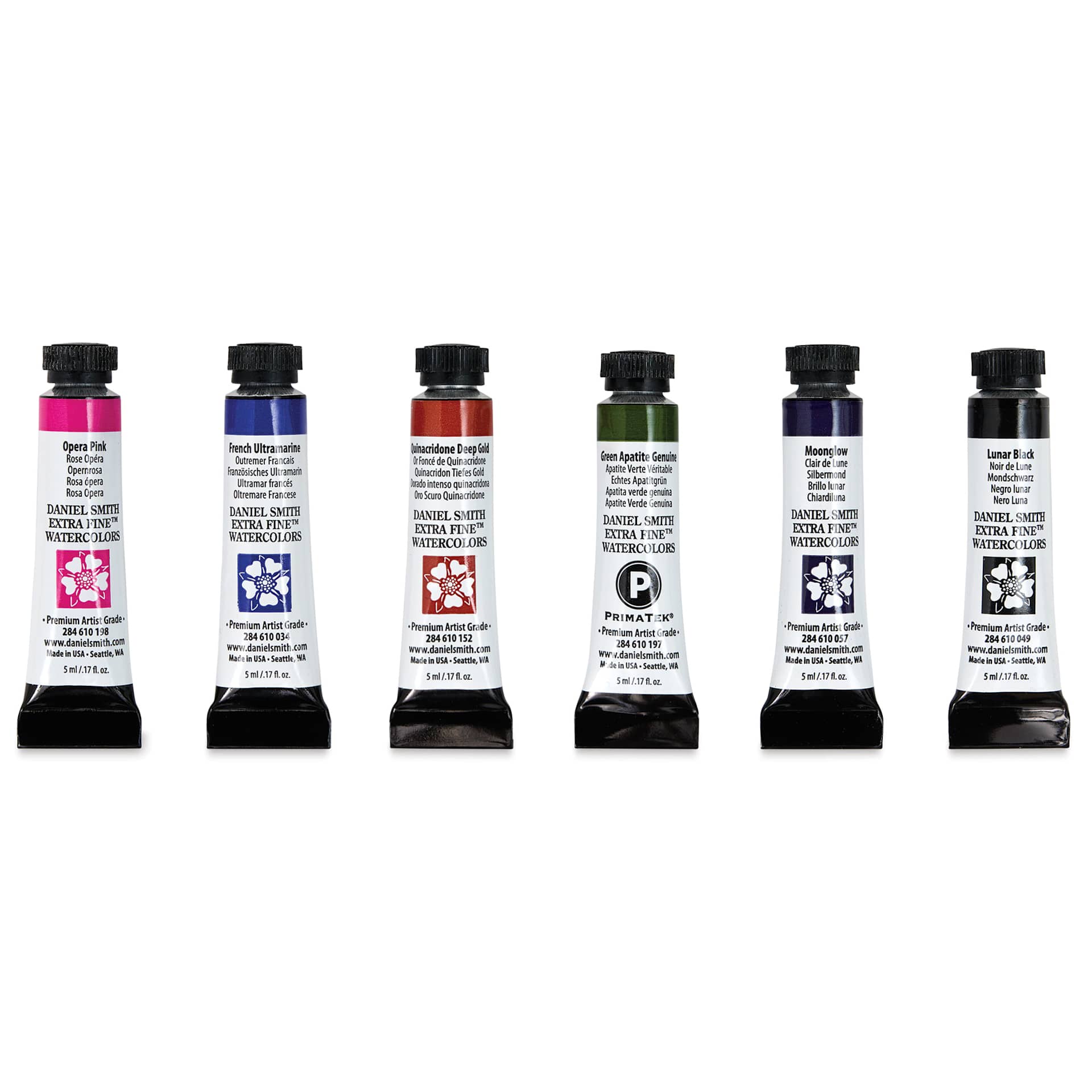 Daniel Smith Extra Fine Watercolor - Agus Budiyanto Master Artist Bold and Expressive, Set of 6, 5 ml Tubes