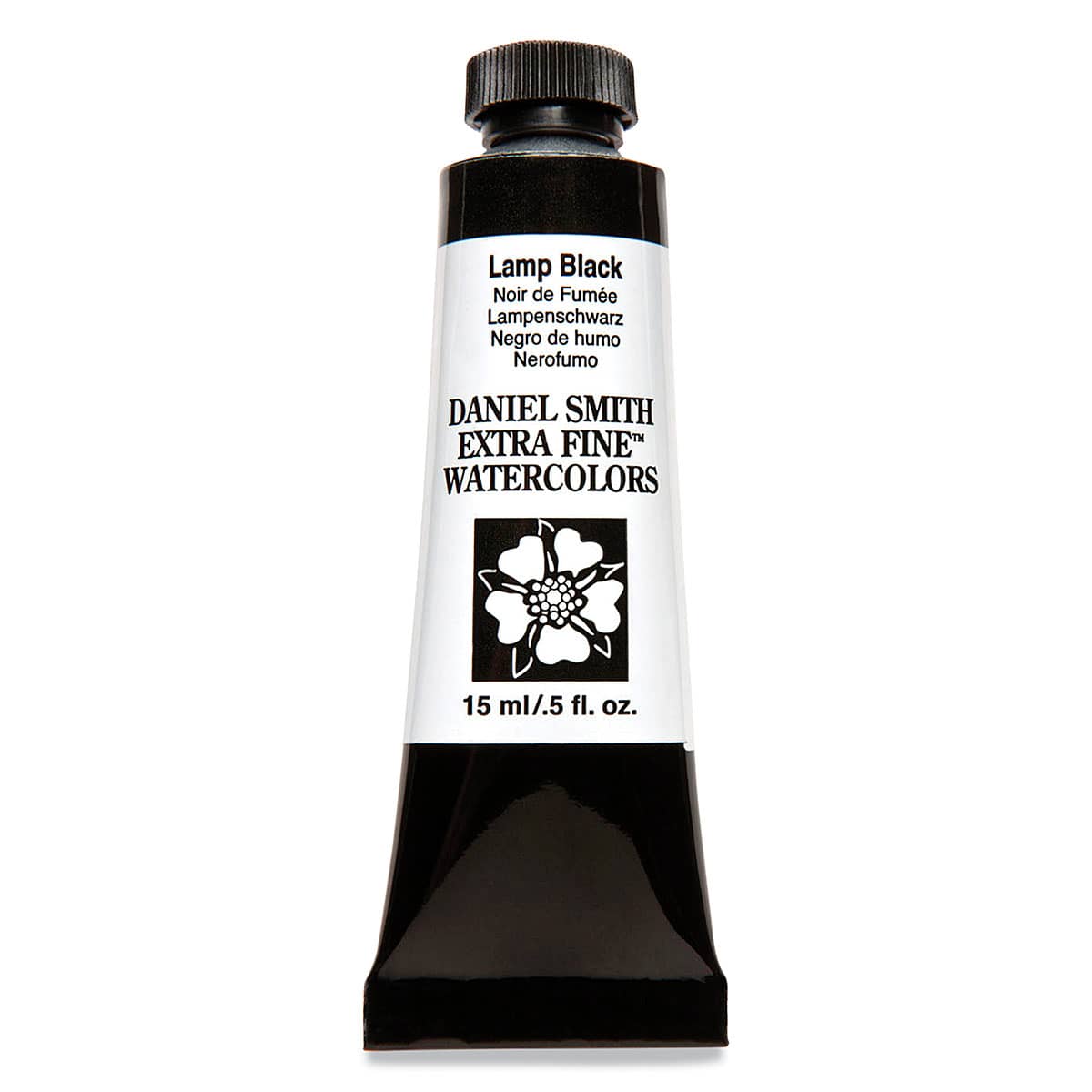 Daniel Smith Extra Fine Watercolor - Lamp Black, 15 ml Tube
