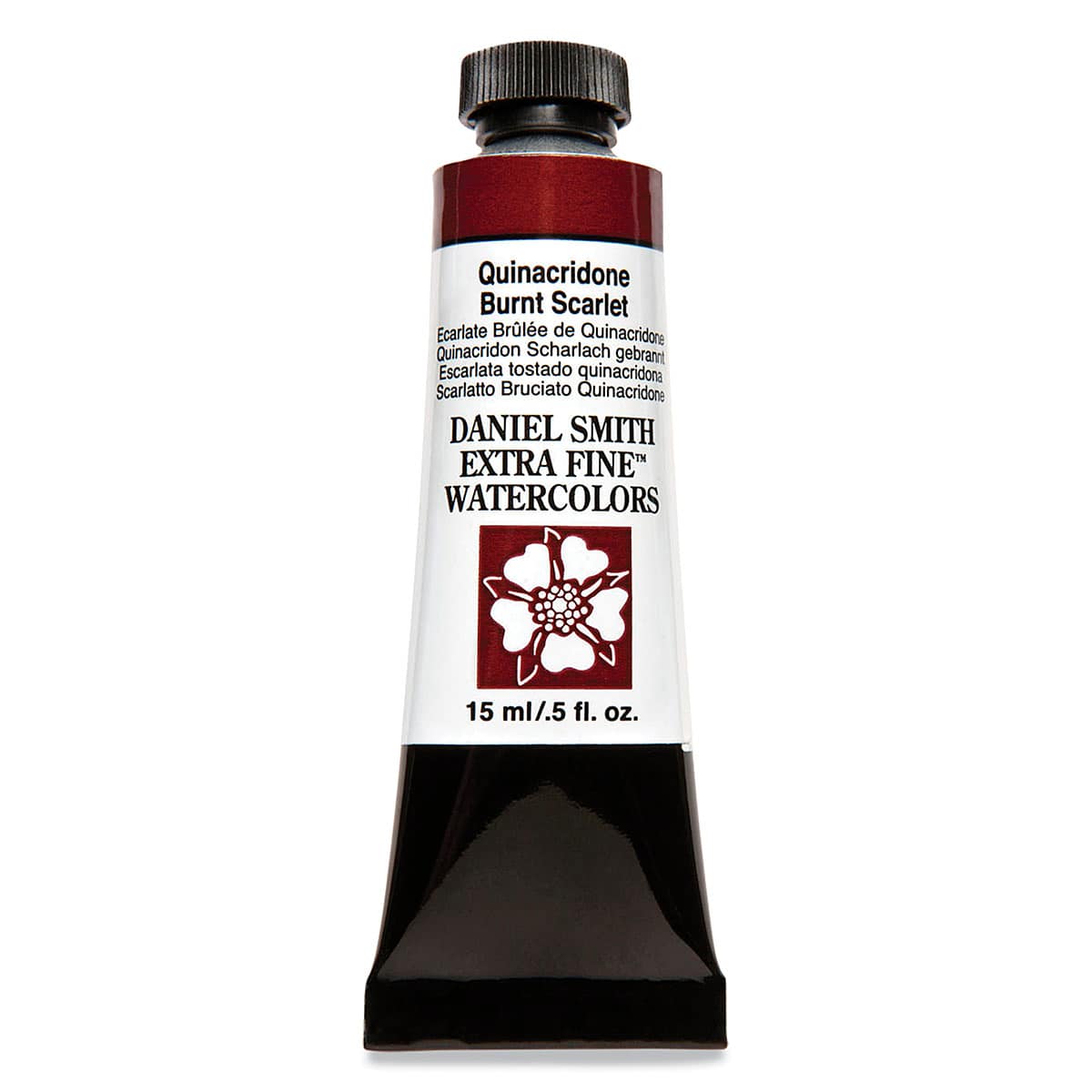 Daniel Smith Extra Fine Watercolor - Quinacridone Burnt Scarlet, 15 ml Tube