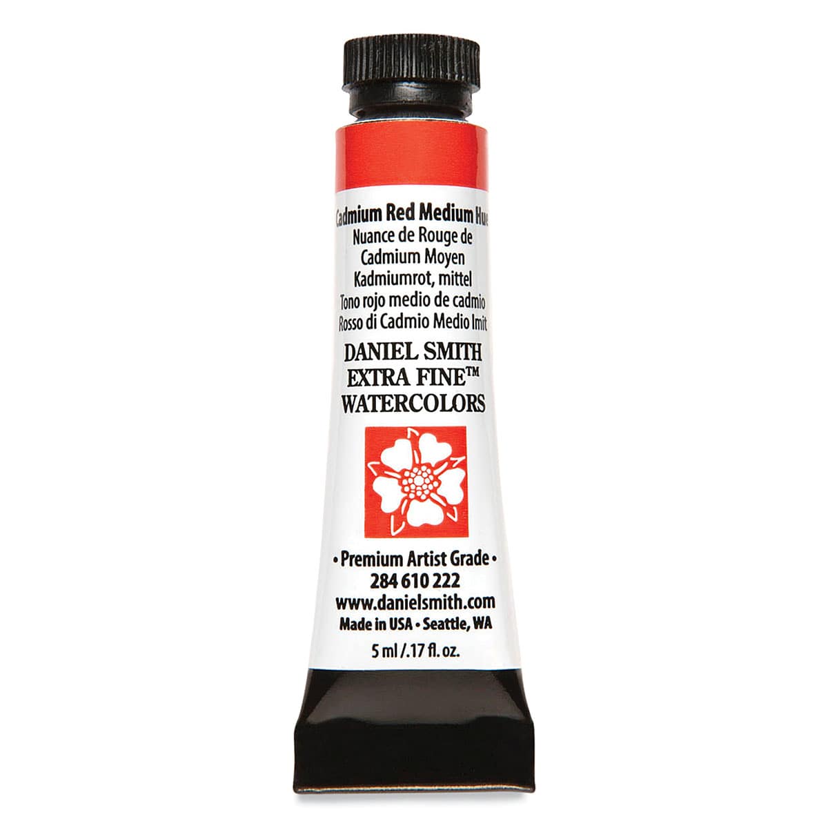 Daniel Smith Extra Fine Watercolor - Cadmium Red Medium Hue, 5 ml Tube