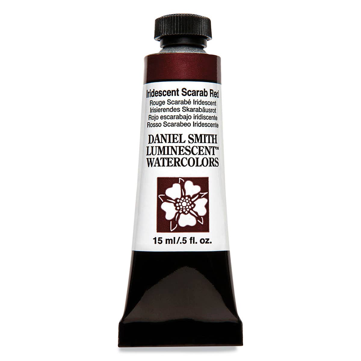 Daniel Smith Luminescent Watercolor - Iridescent Scarab Red, 15 ml, Tube