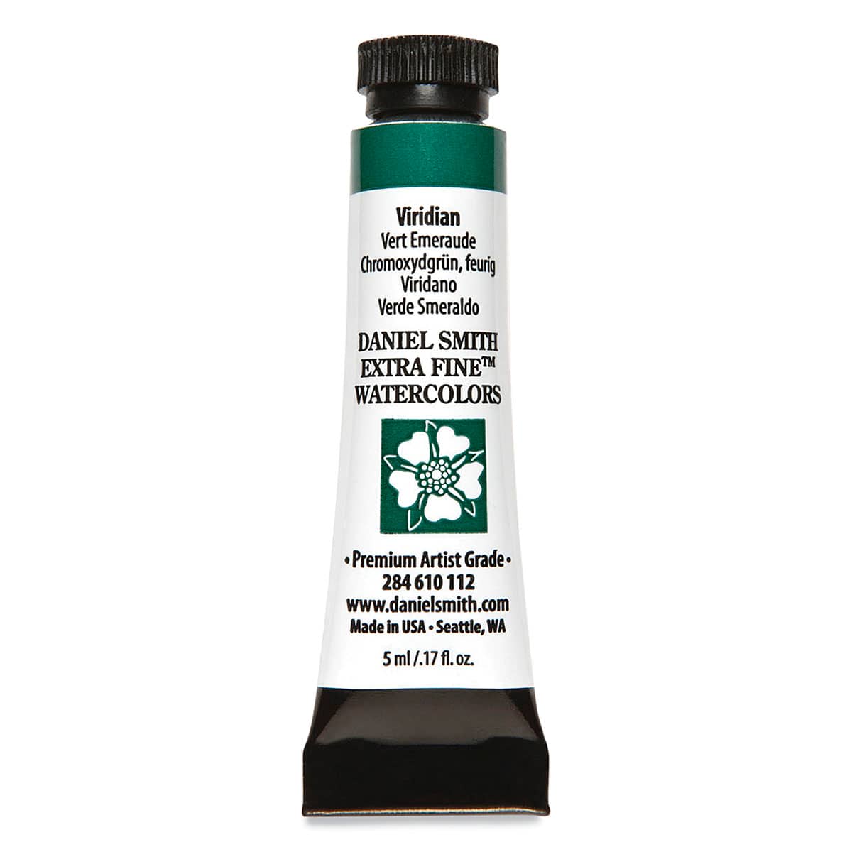 Daniel Smith Extra Fine Watercolor - Viridian, 5 ml Tube