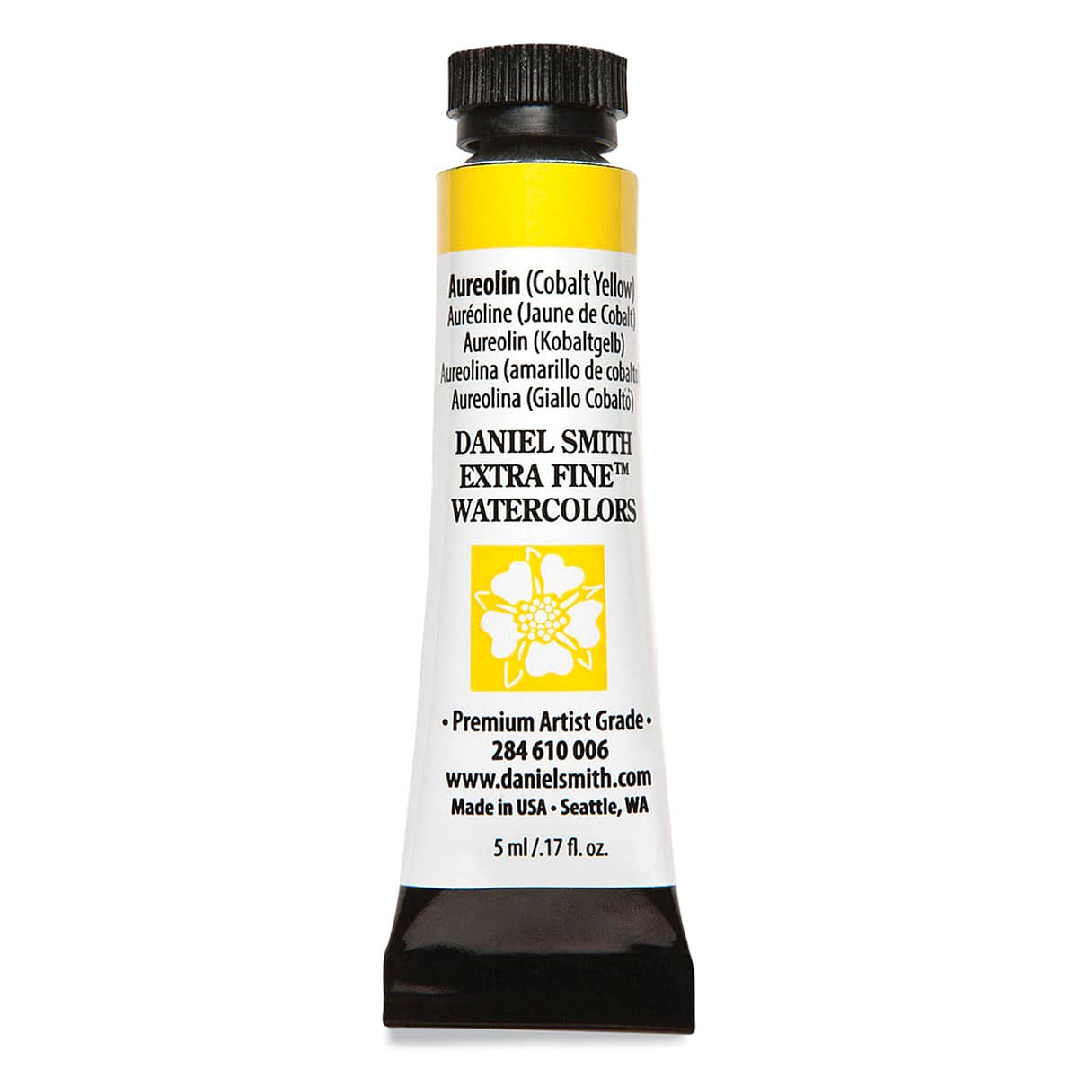 Daniel Smith Extra Fine Watercolor - Aureolin Cobalt Yellow, 5 ml Tube