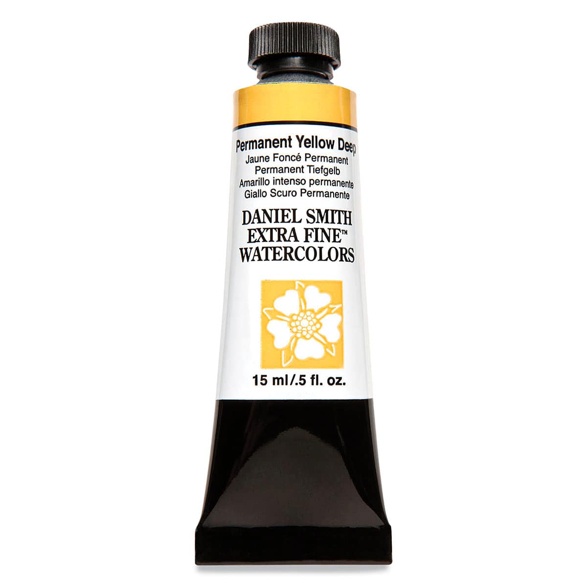 Daniel Smith Extra Fine Watercolor - Permanent Yellow Deep, 15 ml Tube