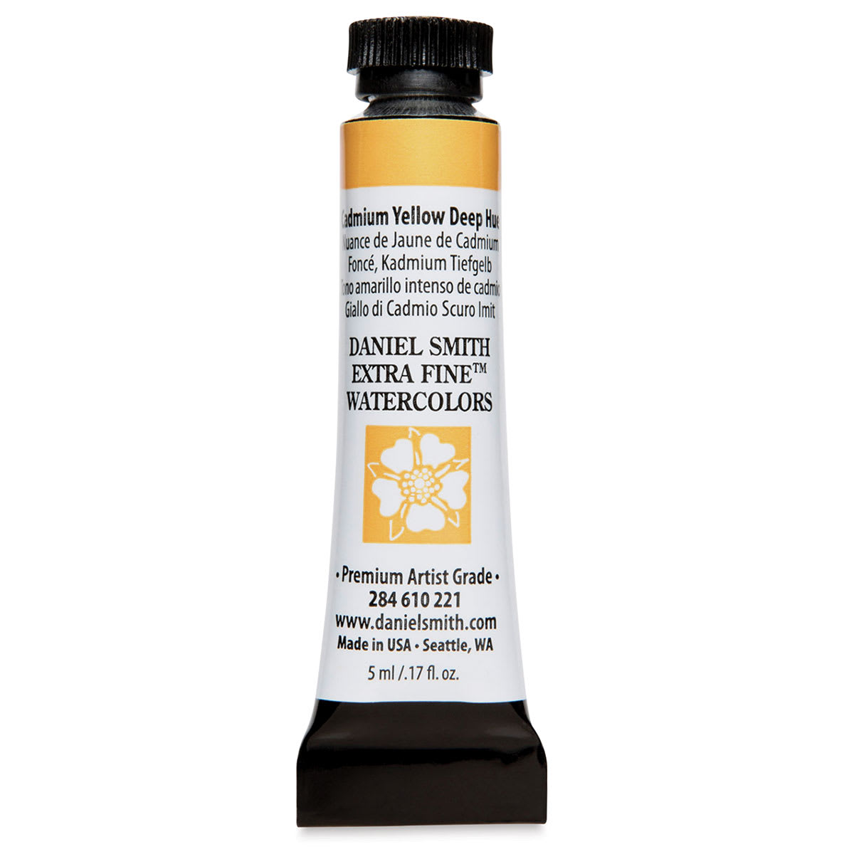 Daniel Smith Extra Fine Watercolor - Cadmium Yellow Deep Hue, 5 ml, Tube