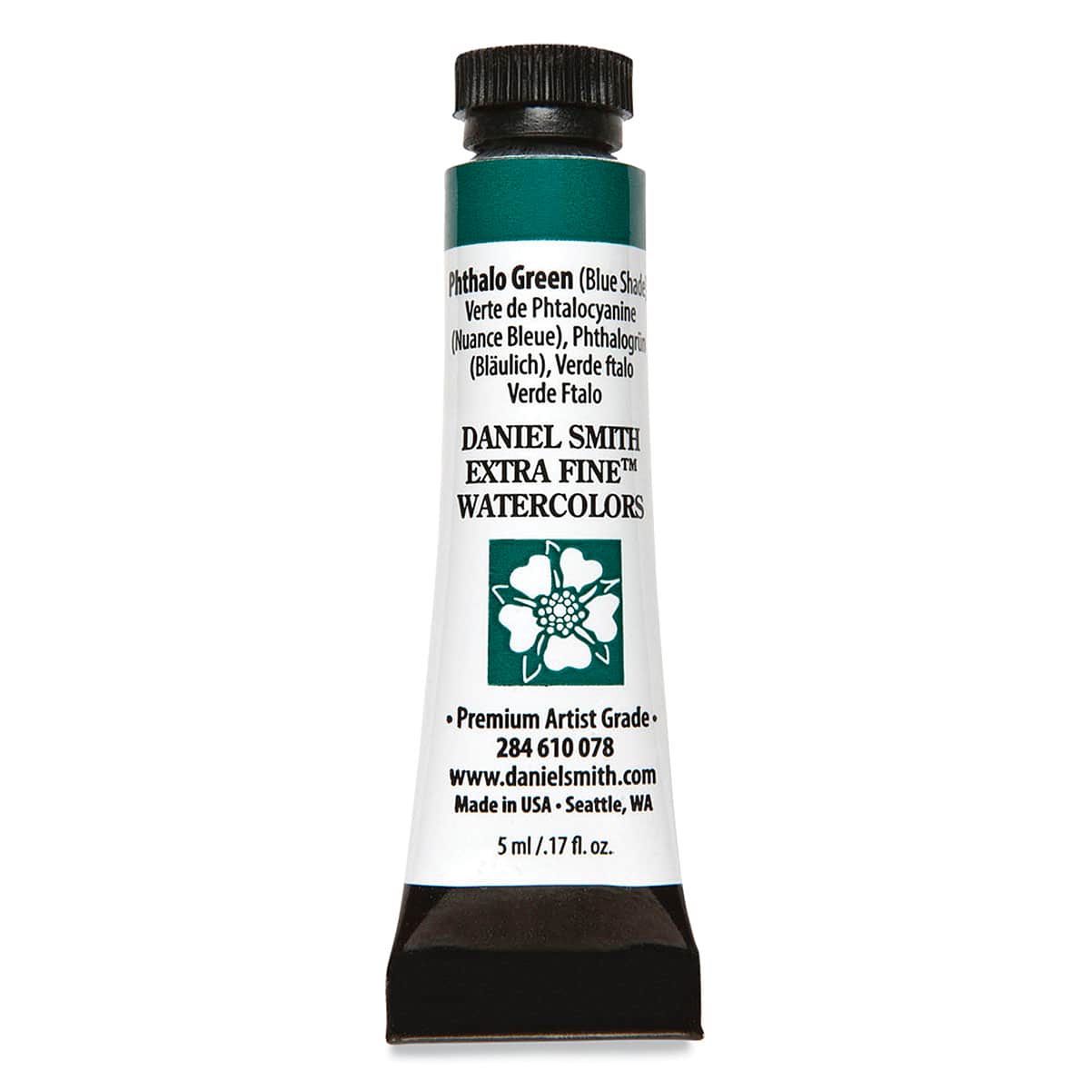 Daniel Smith Extra Fine Watercolor - Phthalo Green Blue Shade, 5 ml Tube