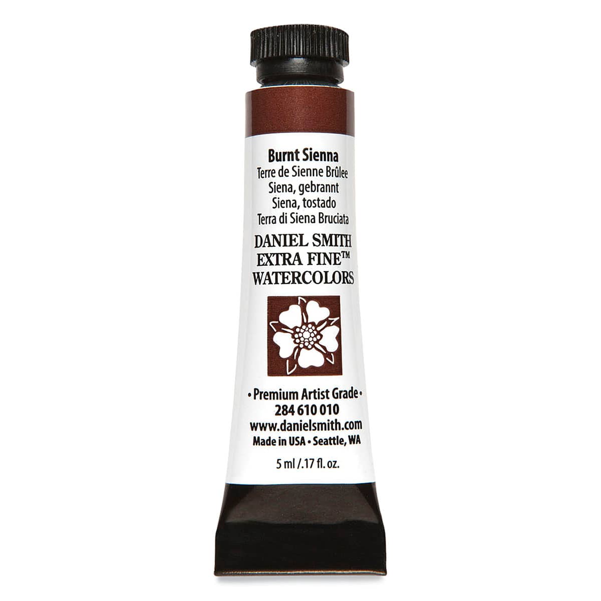 Daniel Smith Extra Fine Watercolor - Burnt Sienna, 5 ml Tube