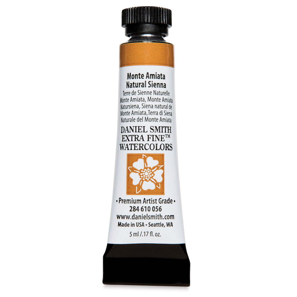 Daniel Smith Extra Fine Watercolor - Monte Amiata Natural Sienna, 5 ml, Tube