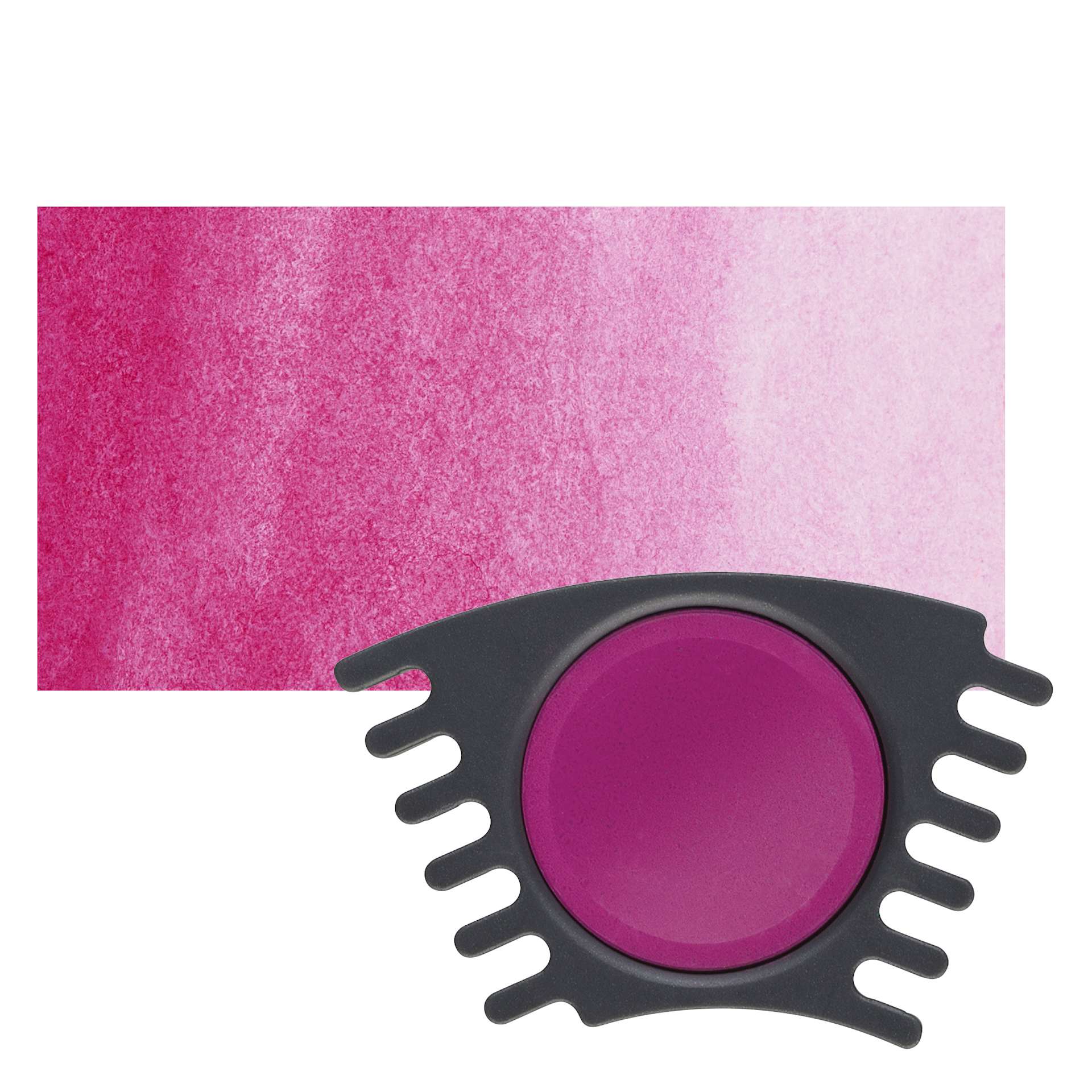 Faber Castell Connector Watercolor Paints - Magenta Refill pan and swatch