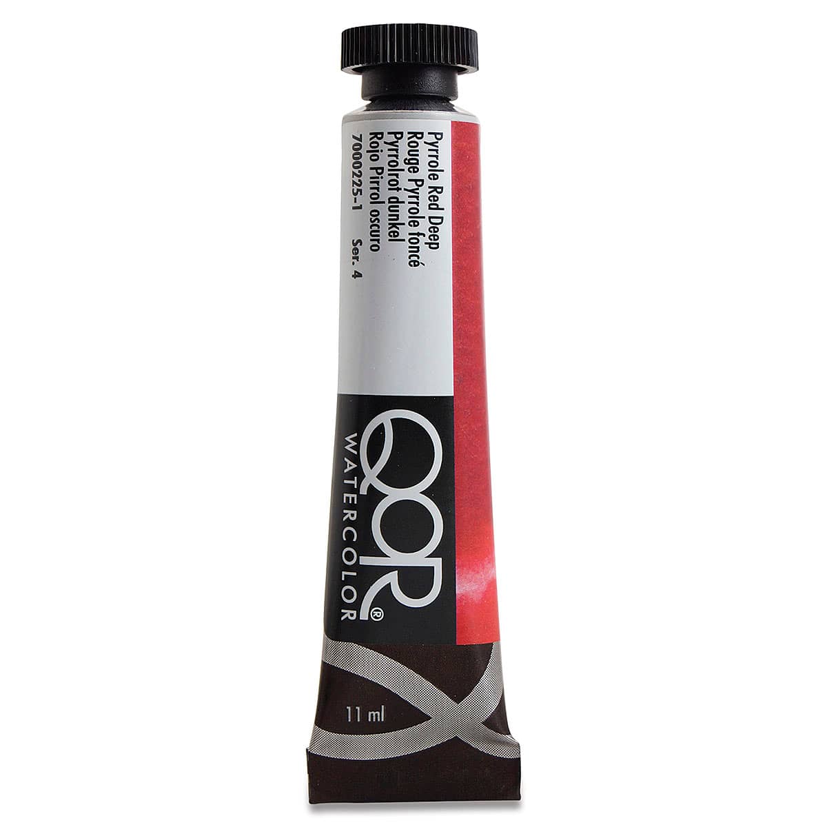QoR Modern Watercolors - Pyrrole Red Deep, 11 ml tube