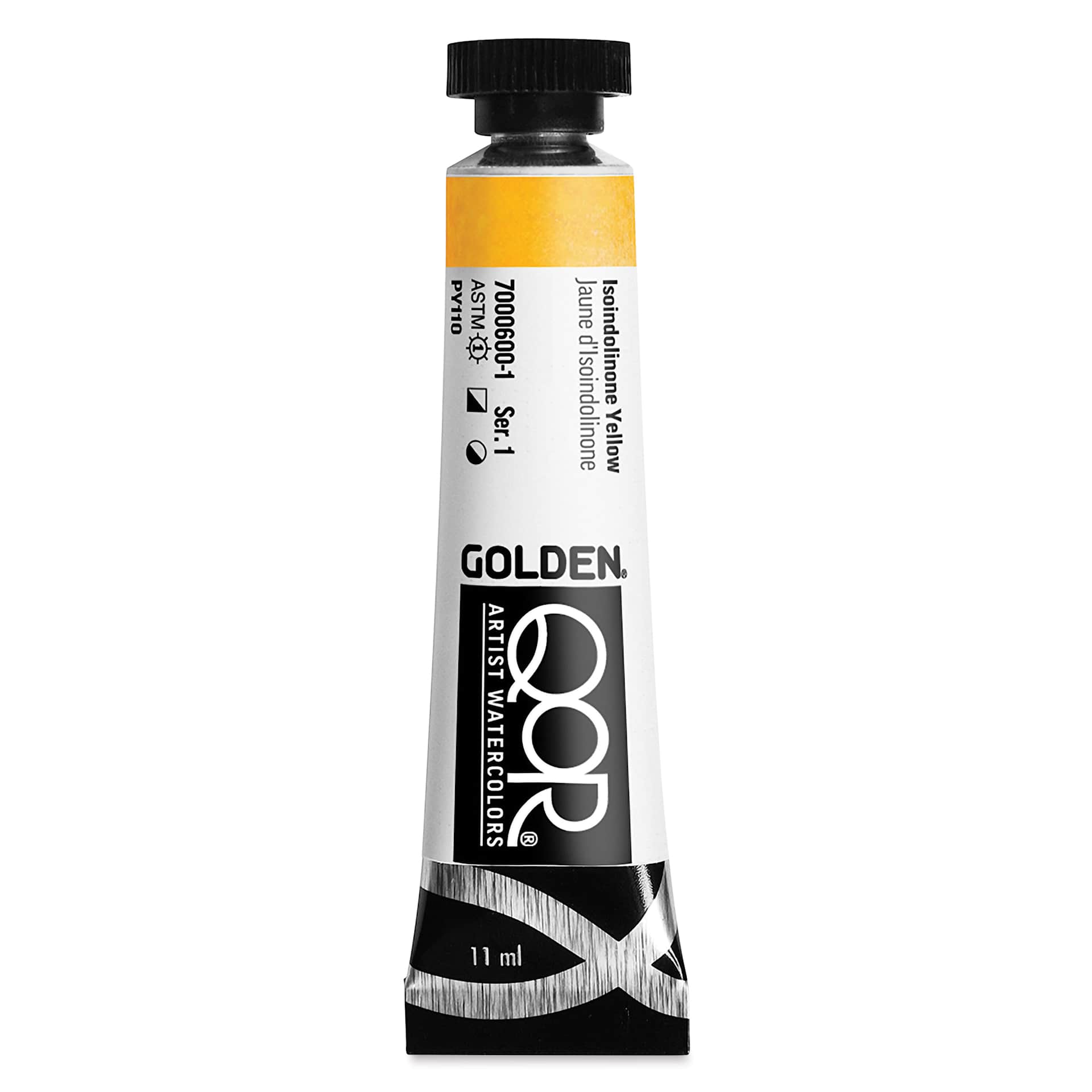 QoR Modern Watercolor - Isoindolinone Yellow, 11 ml tube