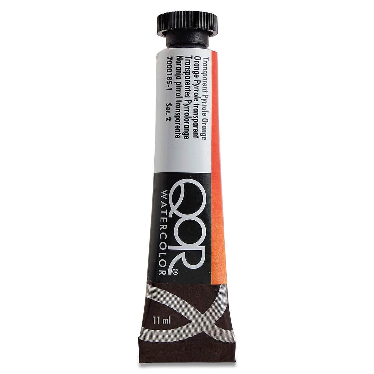 QoR Modern Watercolors - Transparent Pyrrole Orange, 11 ml tube QoR Modern Watercolors - Transparent Pyrrole Orange, 11 ml tube