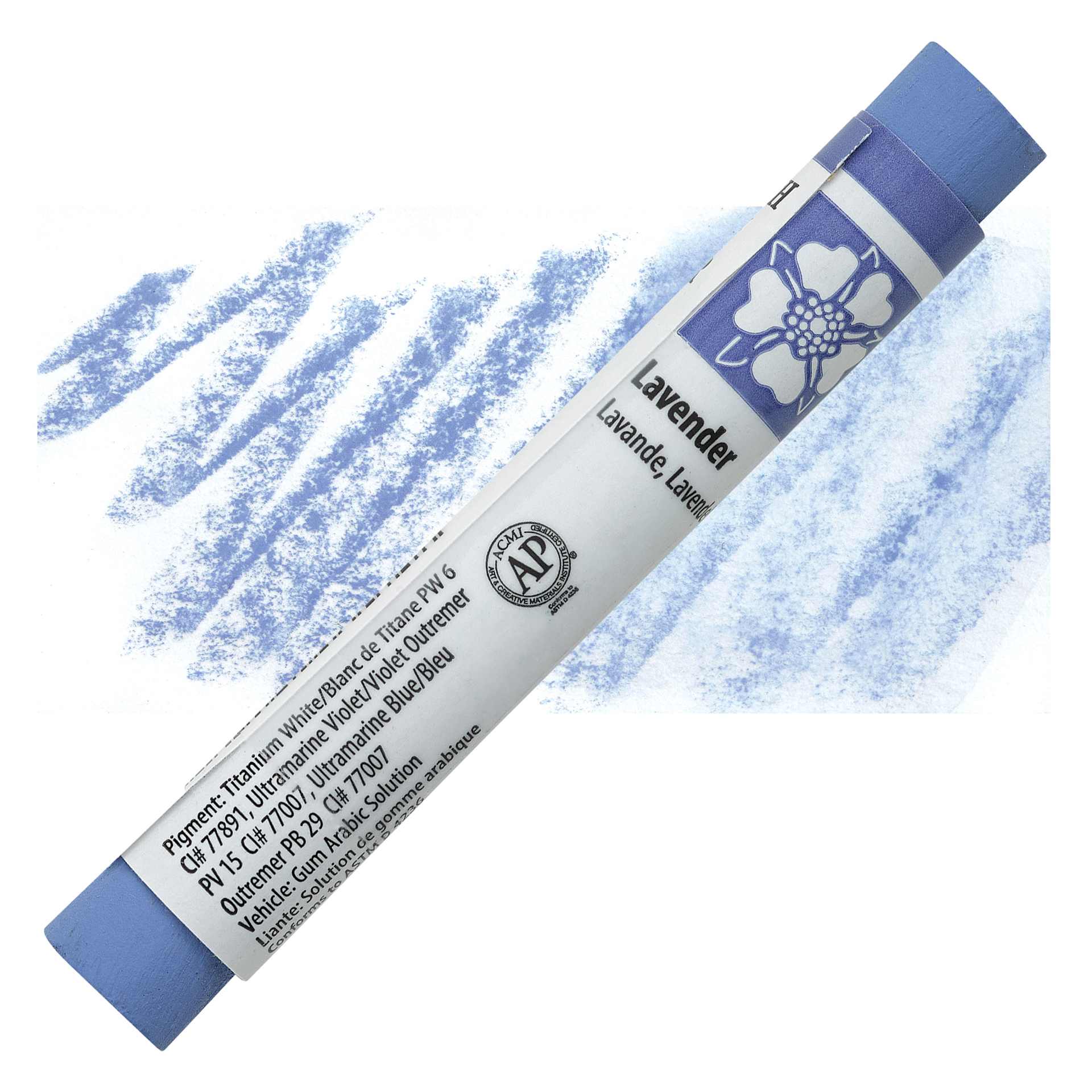 Daniel Smith Watercolor Stick - Lavender stick and swatch